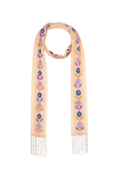 Antik Batik Zeniba Embroidered Scarf - Boho Chic Elegance