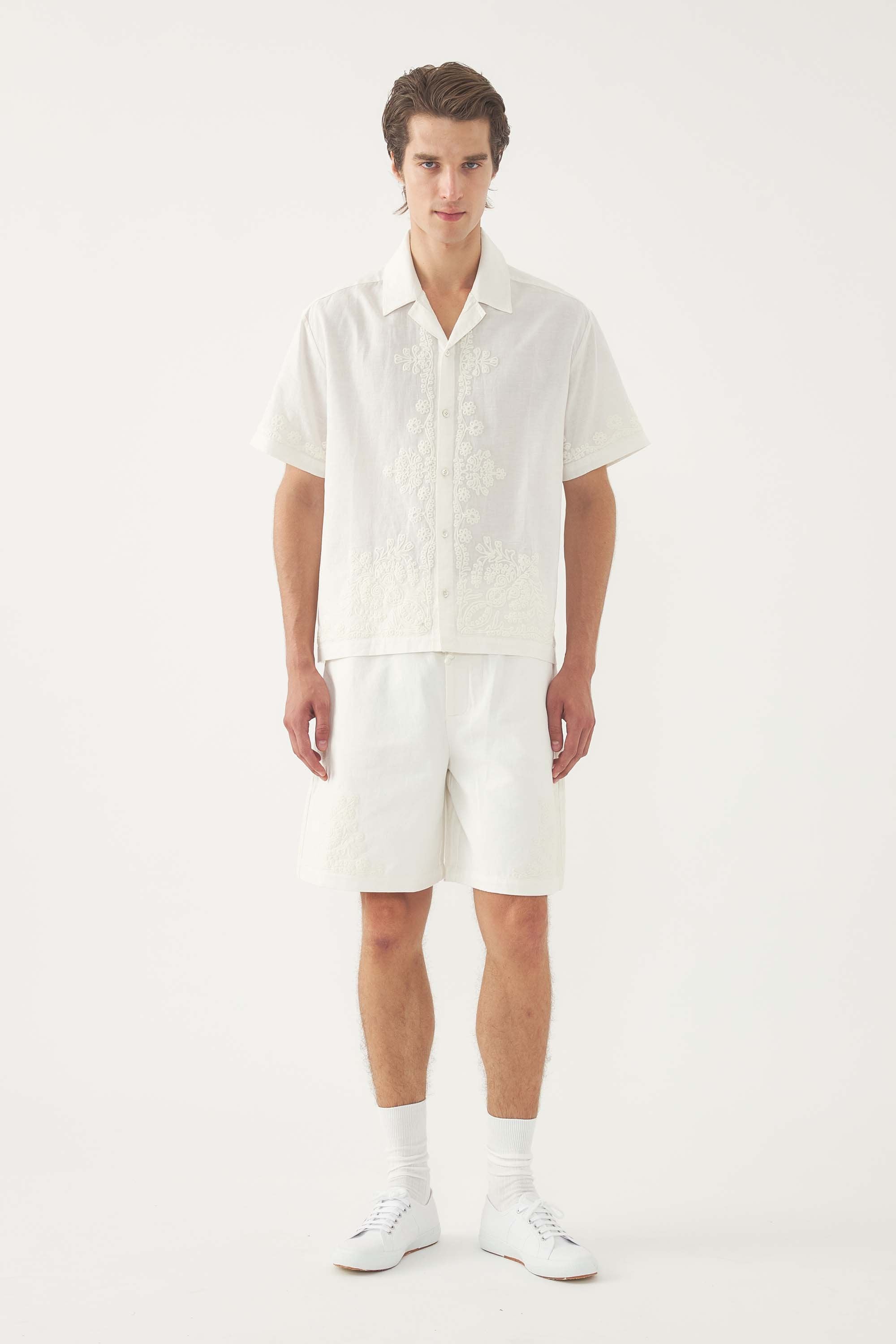 Bestickte Bluse Adonis
