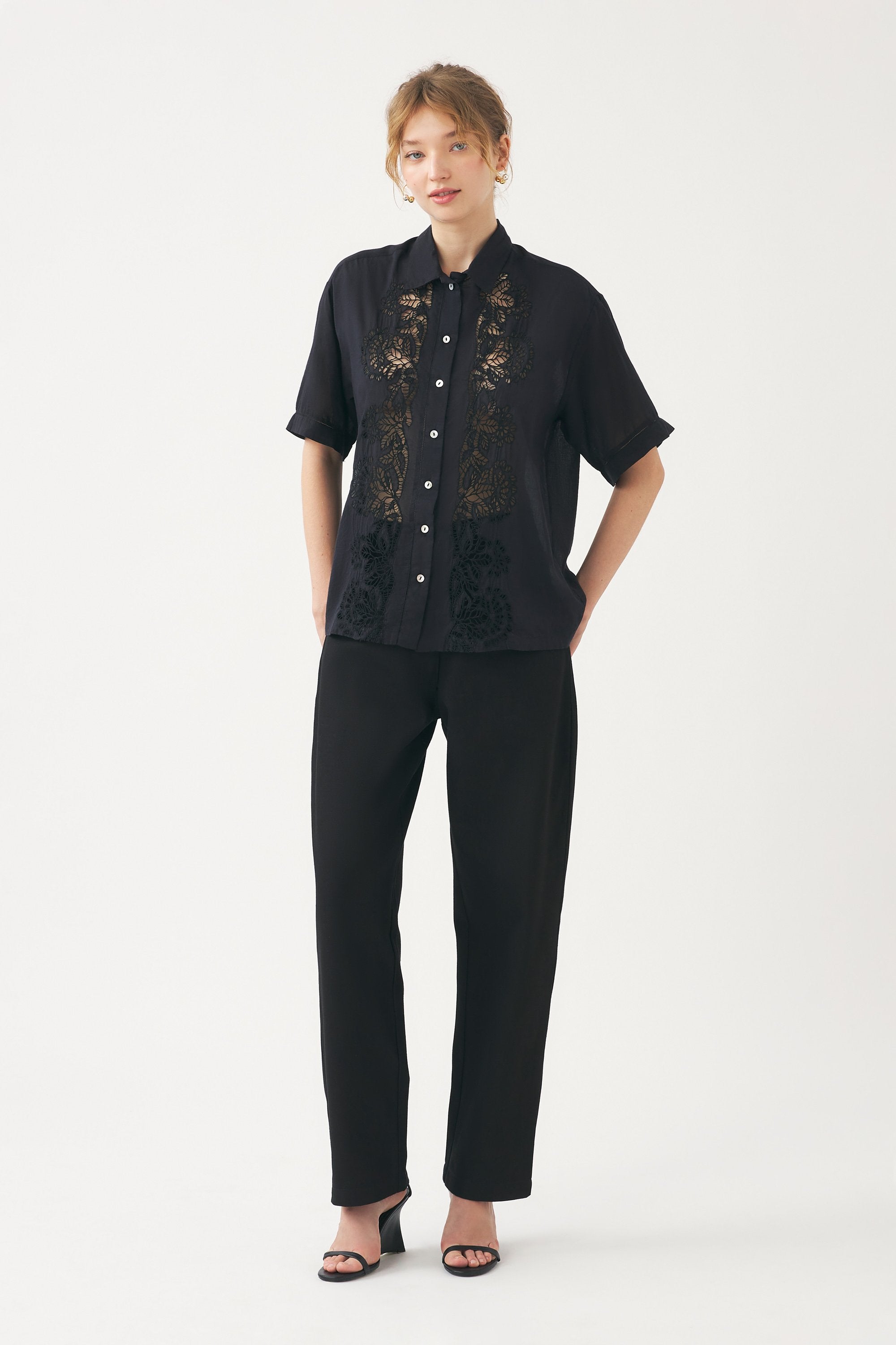 Chemise ajourée Aloha