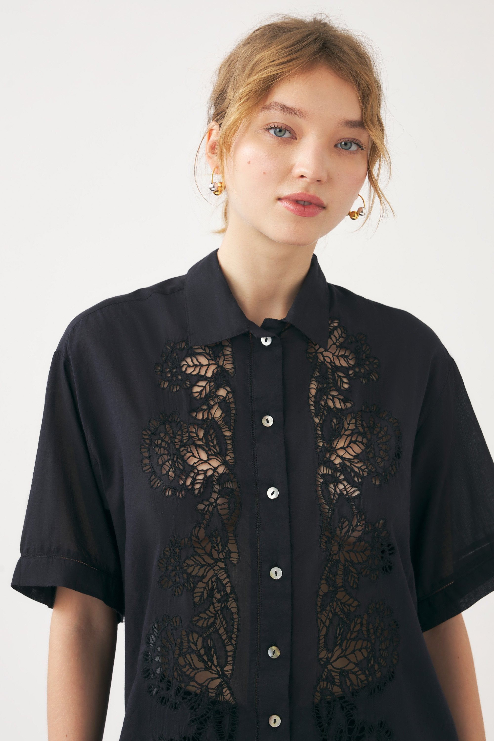 Chemise ajourée Aloha