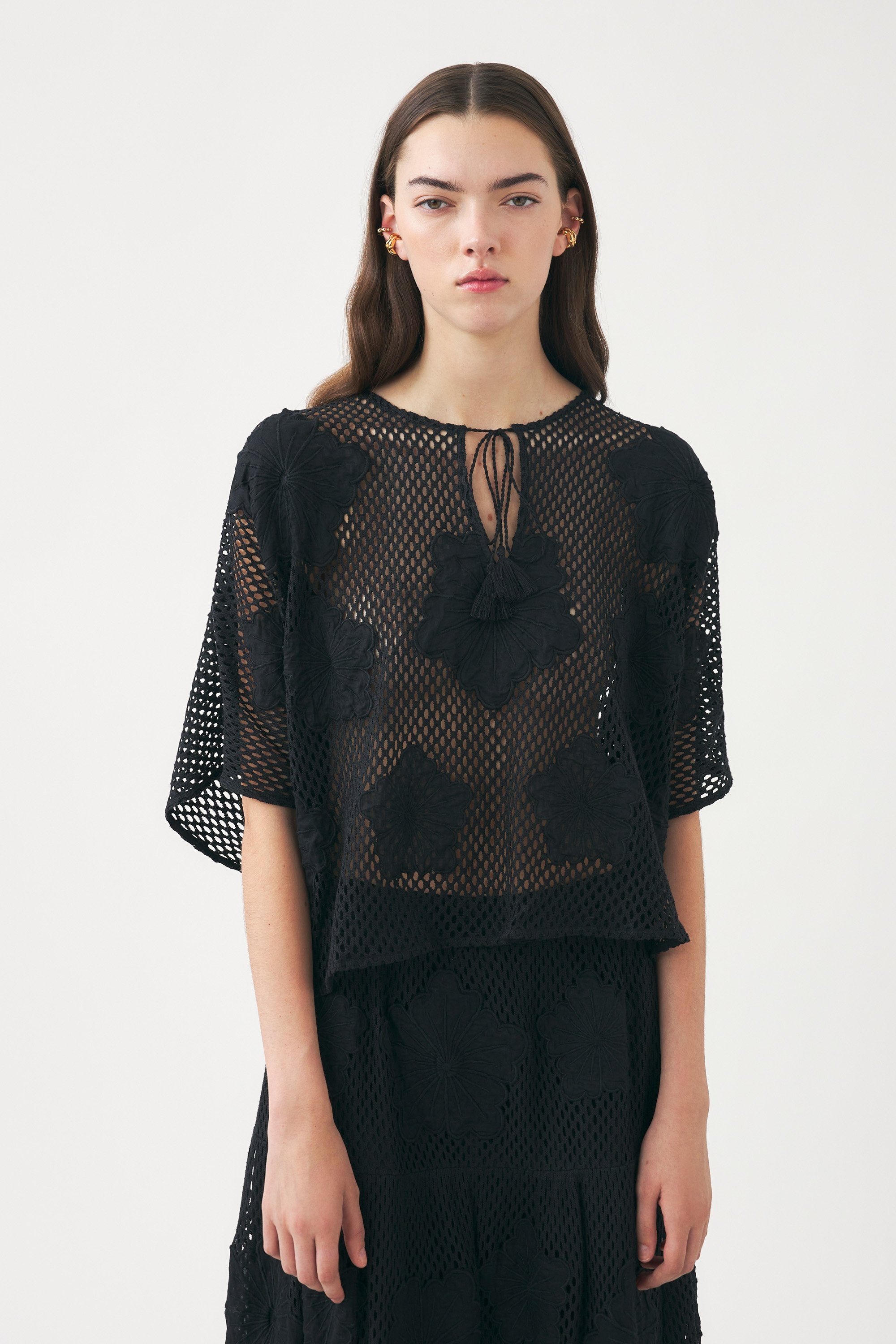 Mini caftan brodé Aloni