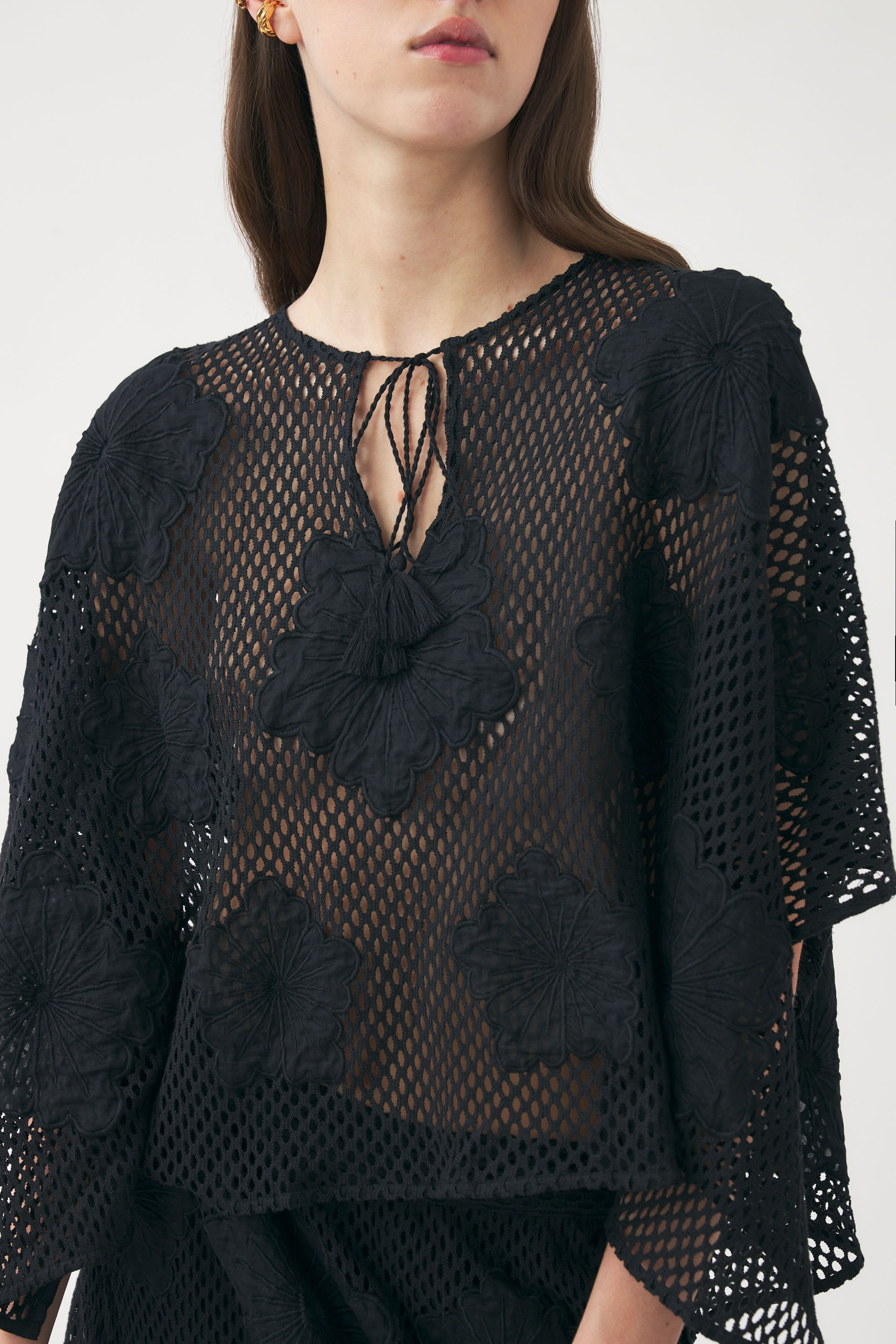 Mini caftan brodé Aloni