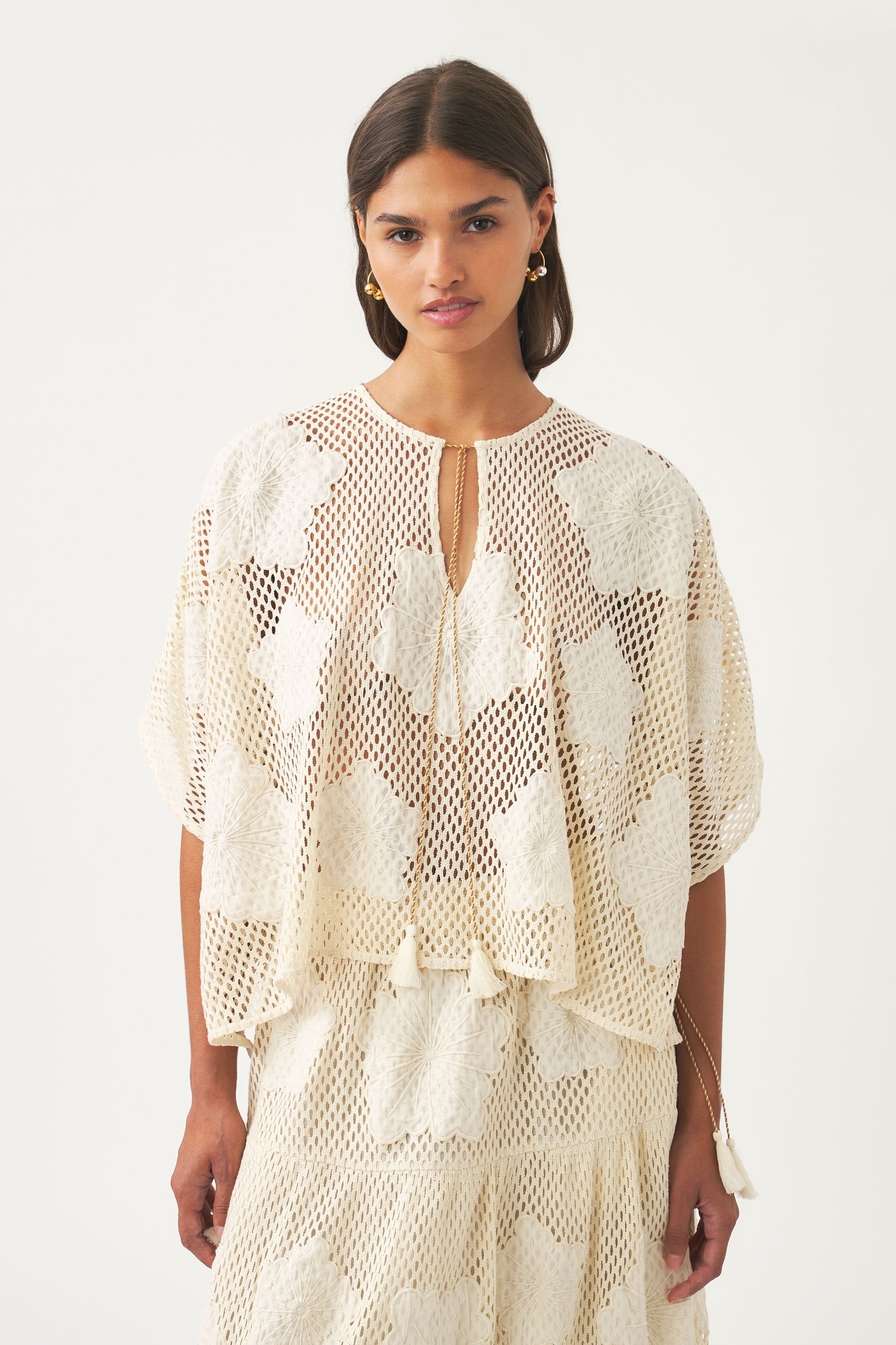 Mini caftan brodé Aloni