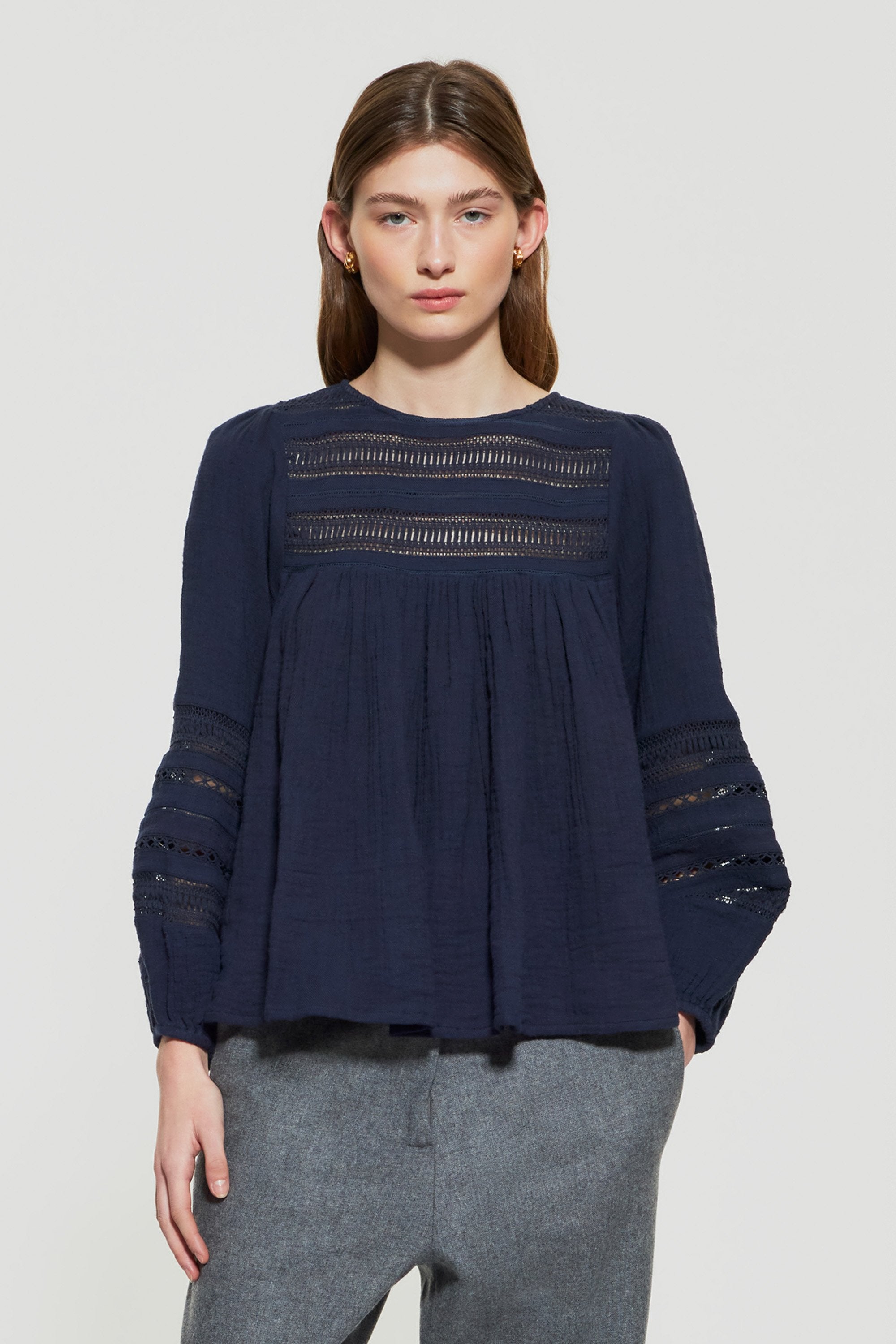 Blouse ajourée Amit