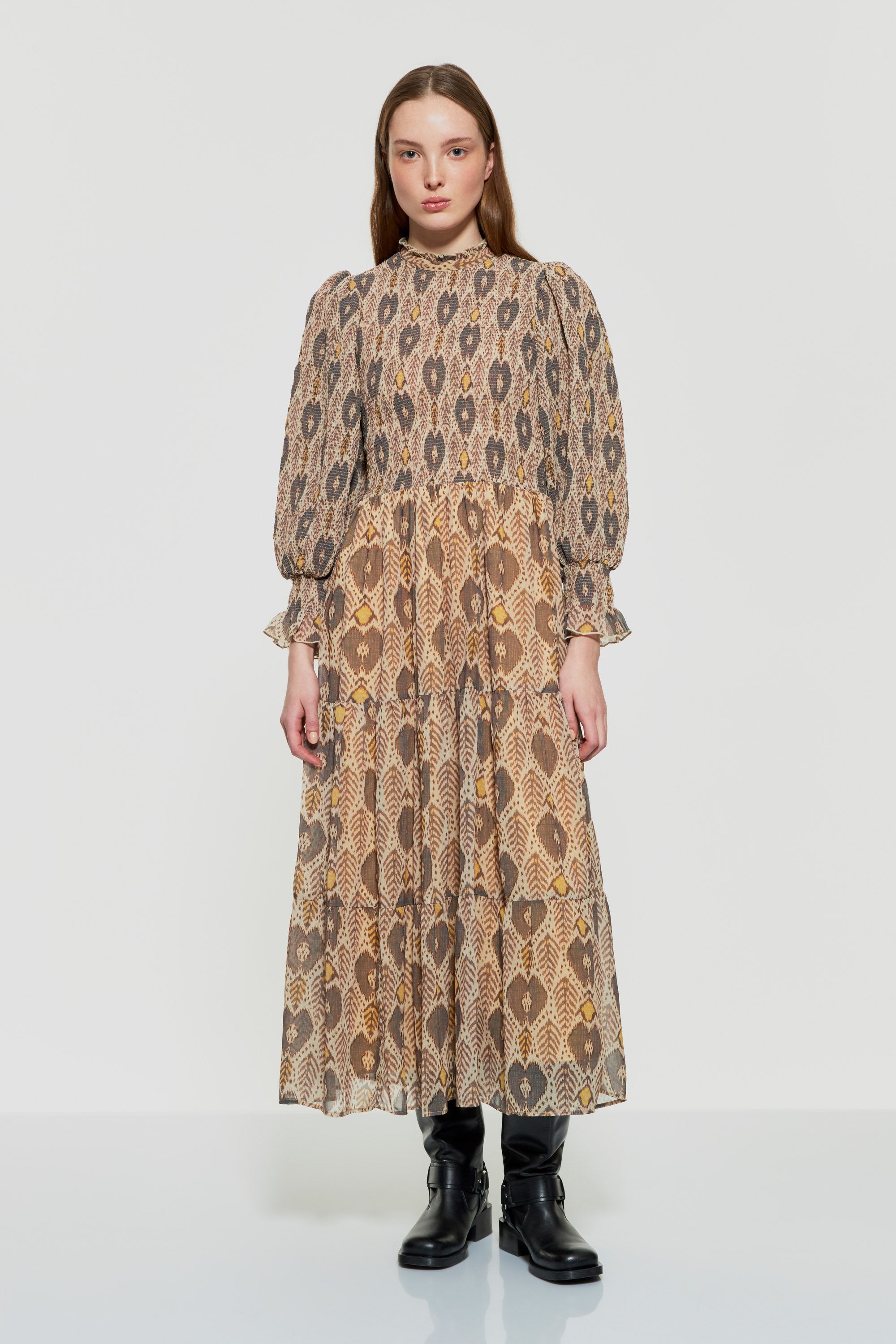 Animal maxi dress
