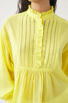 Cotton voile Victorian-style blouse Anna
