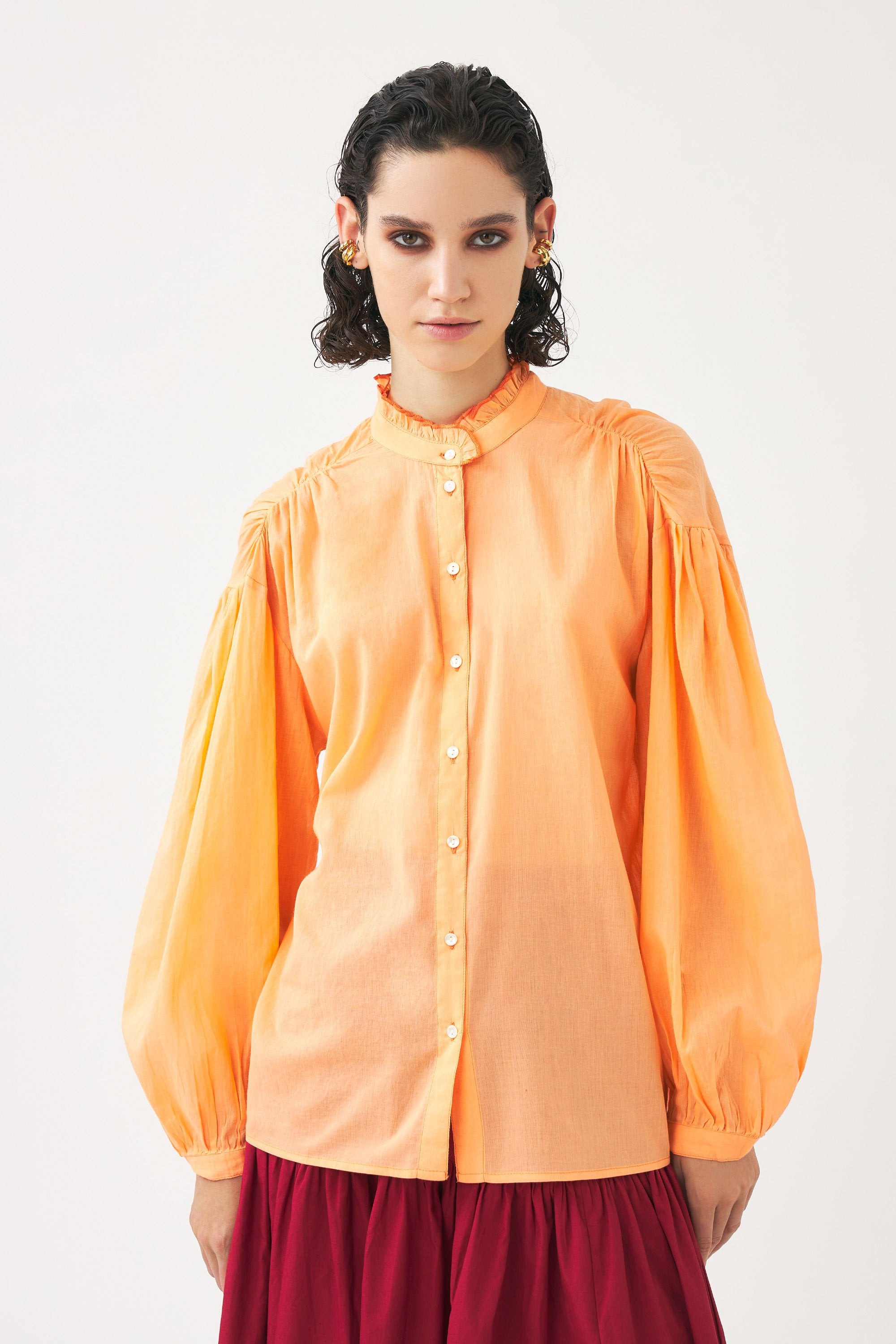 Chemisier en voile de coton Anna