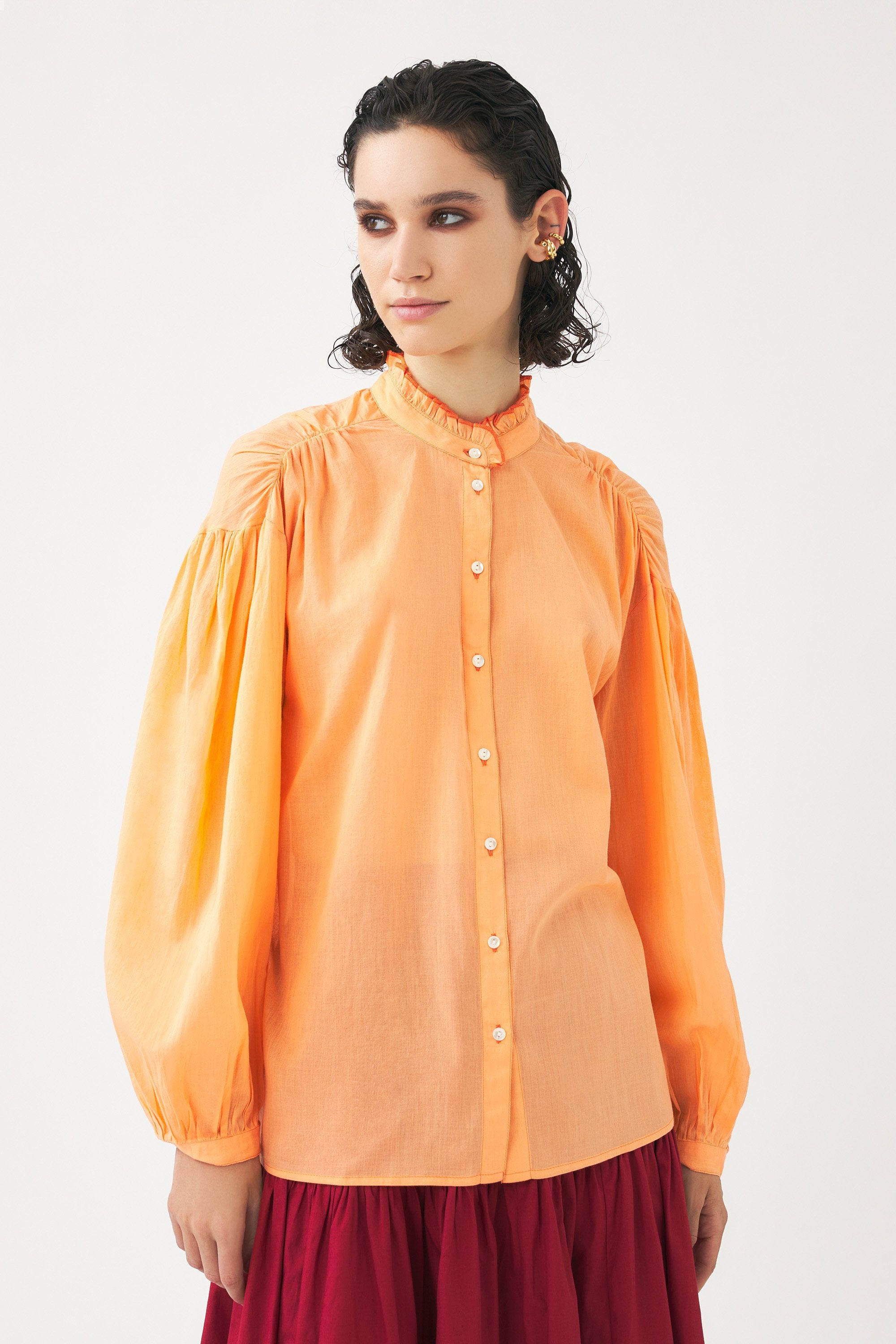 Chemisier en voile de coton Anna