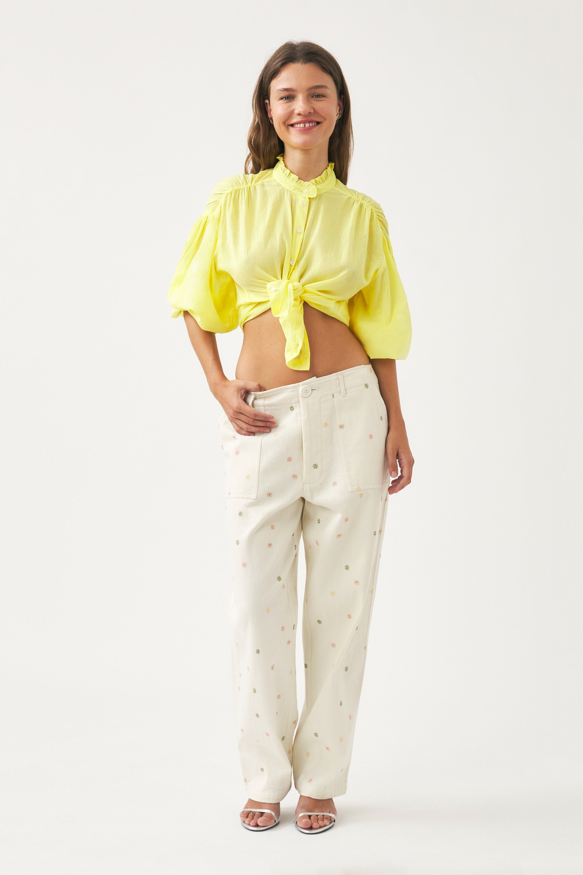 Chemisier en voile de coton Anna