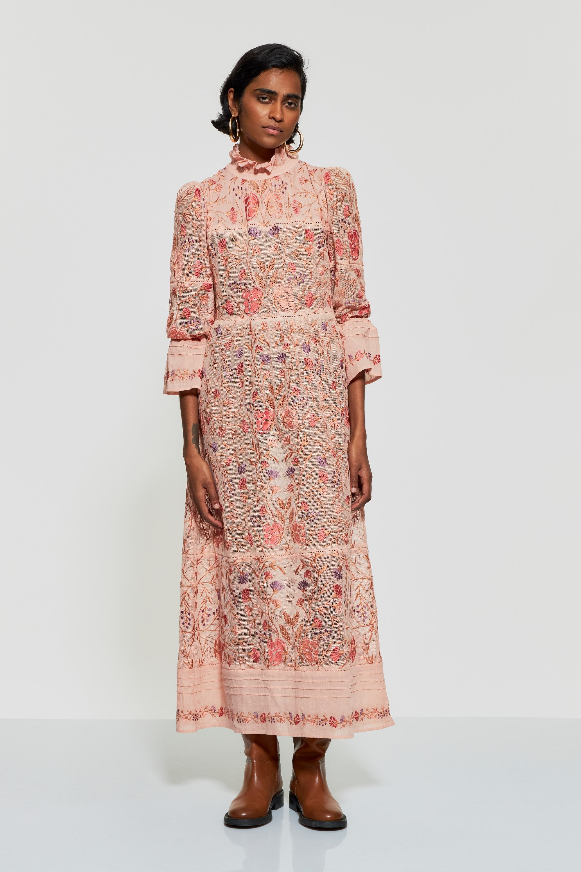 Vani embroidered maxi dress