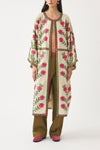 Embroidered kaftan Ario