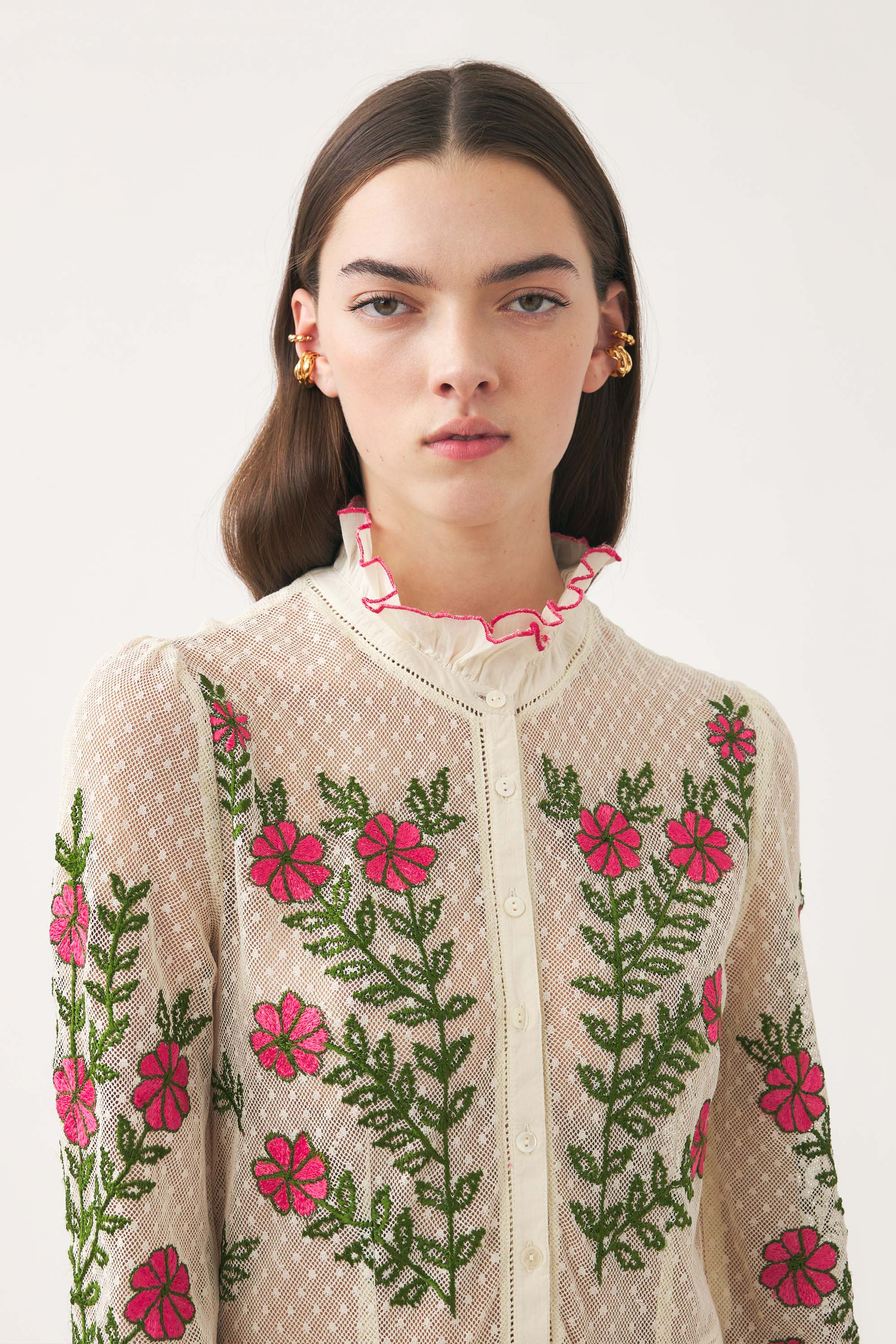 Embroidered maxi dress Ario