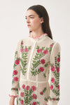 Robe longue brodée Ario