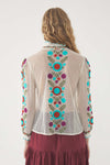 Blouse brodée Ary