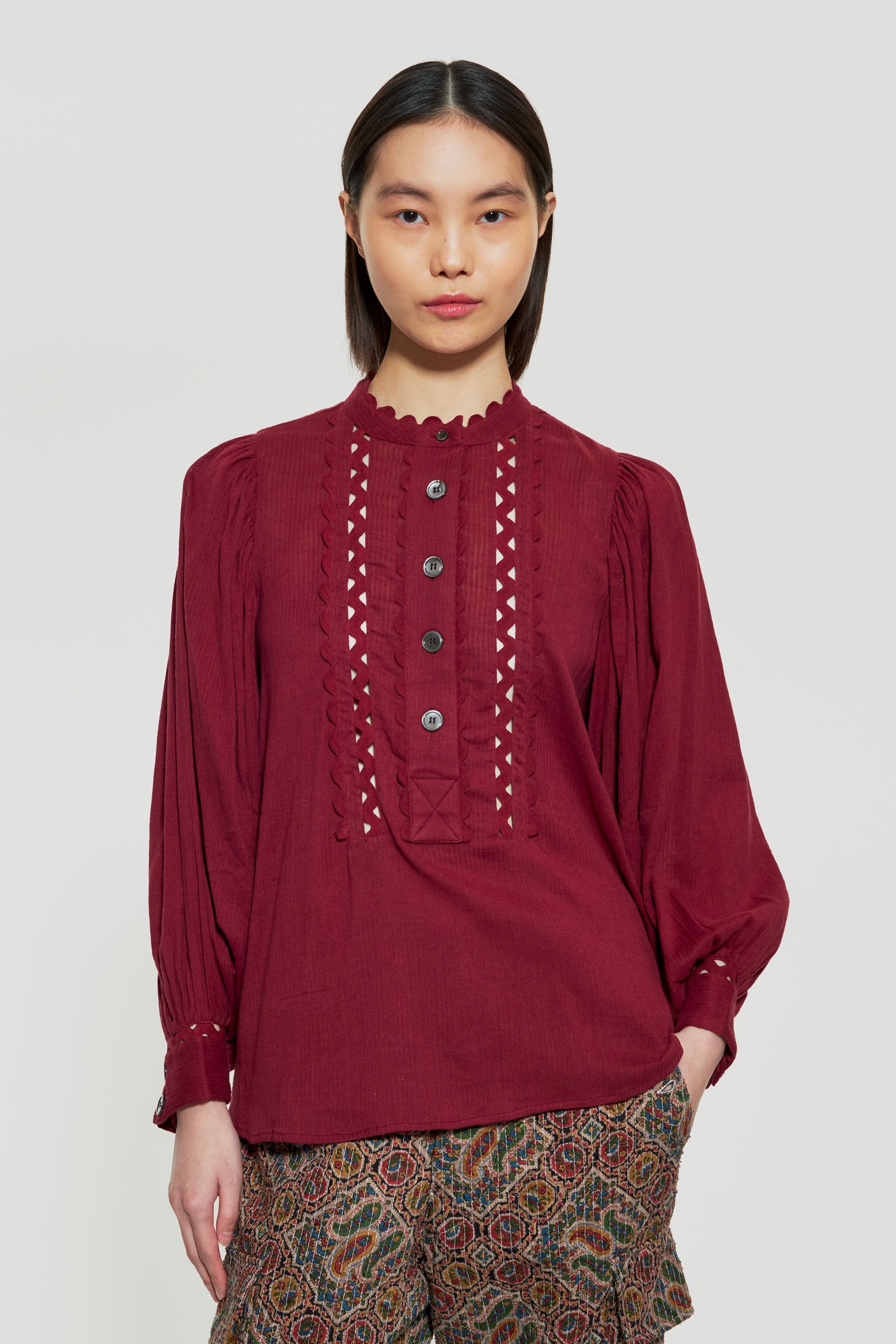 Blouse ajourée Aya