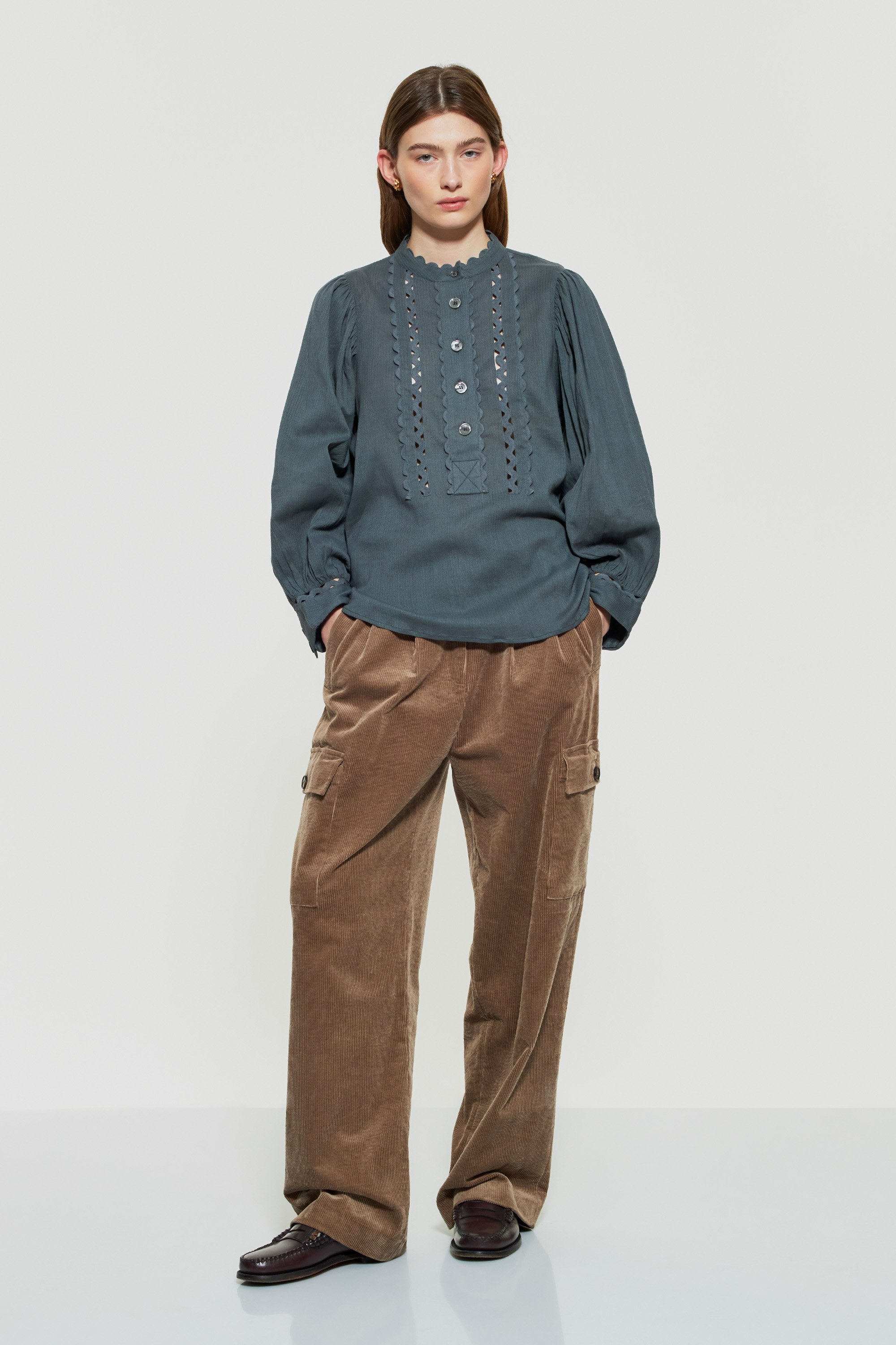 Blouse ajourée Aya