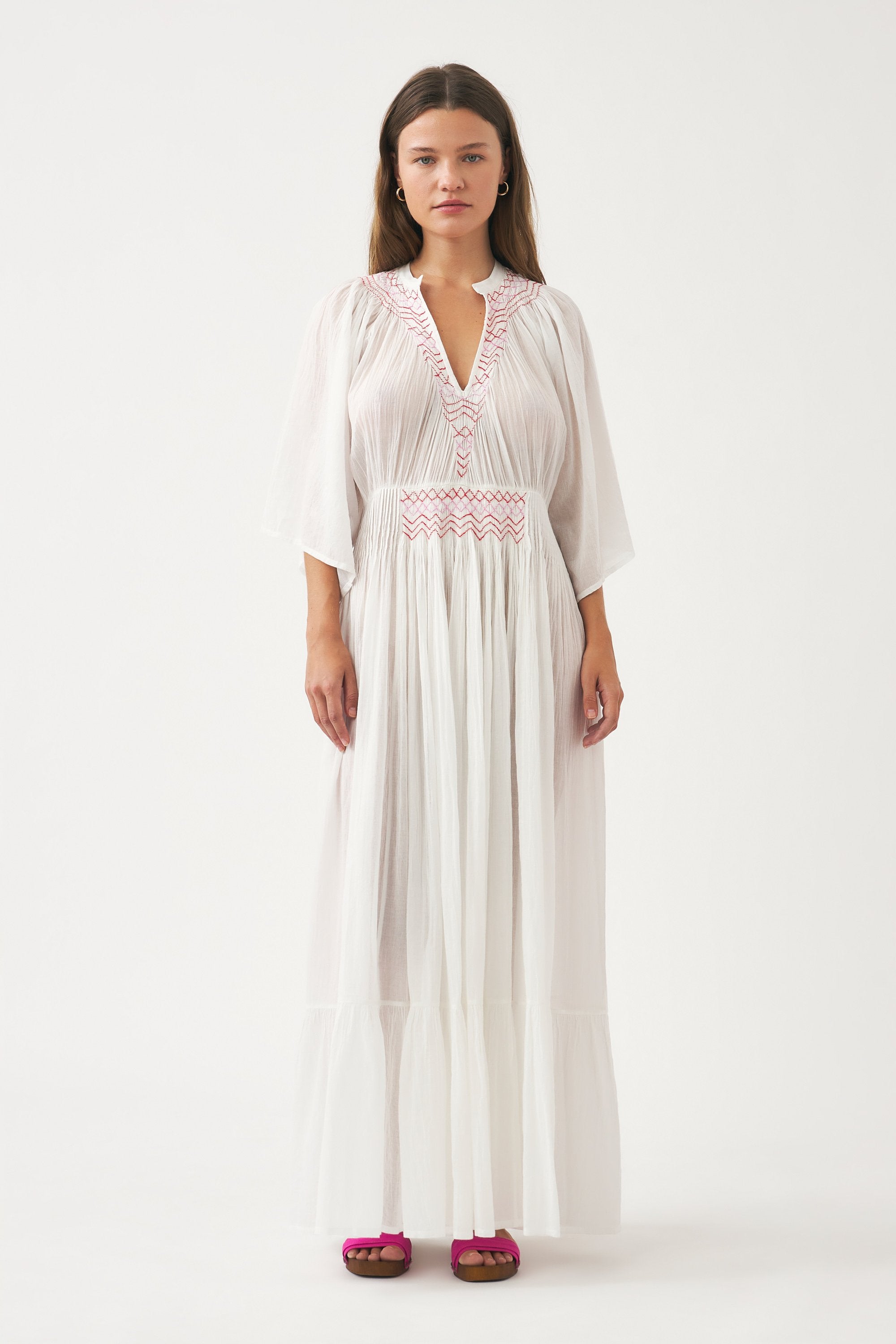 Maxi ruffle dress Ayo