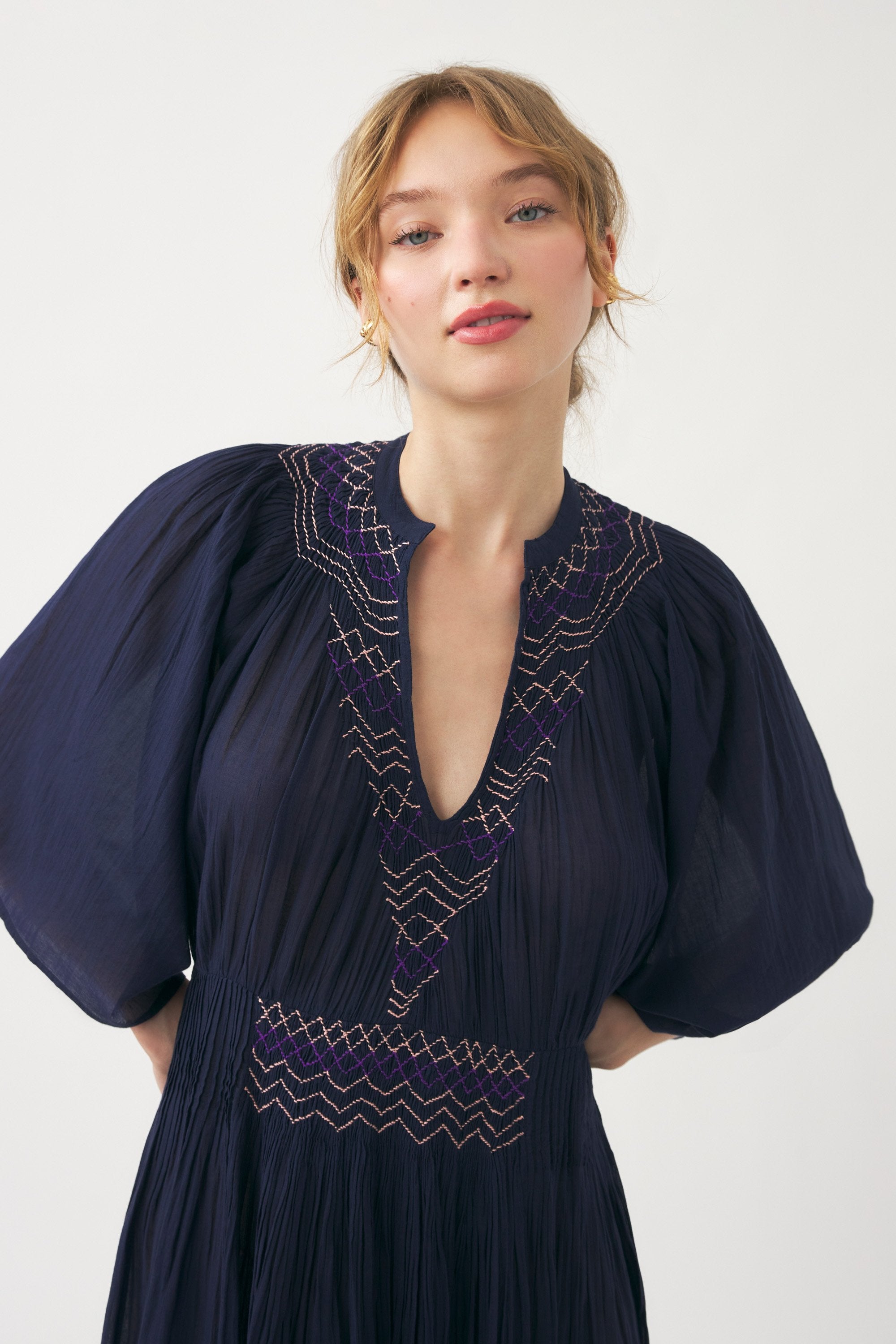 Maxi ruffle dress Ayo