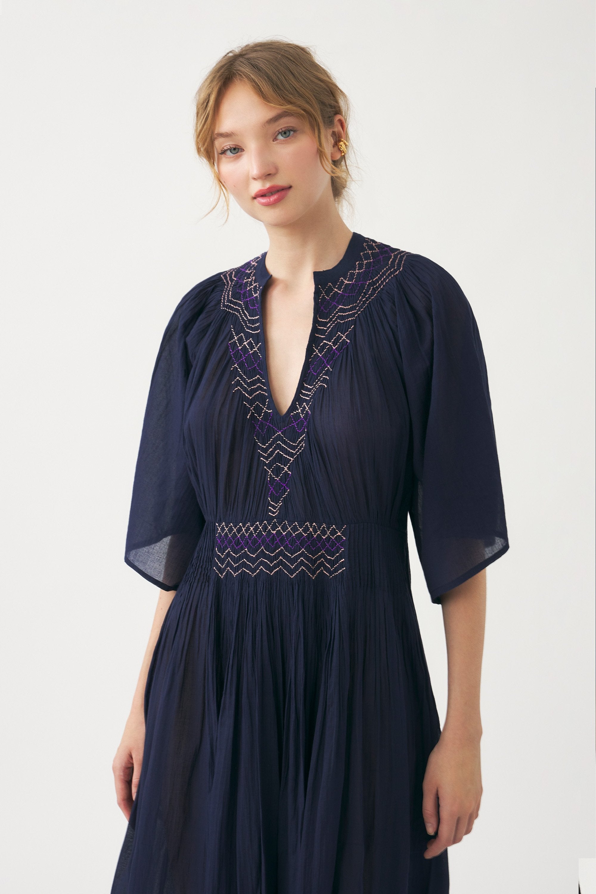 Maxi ruffle dress Ayo
