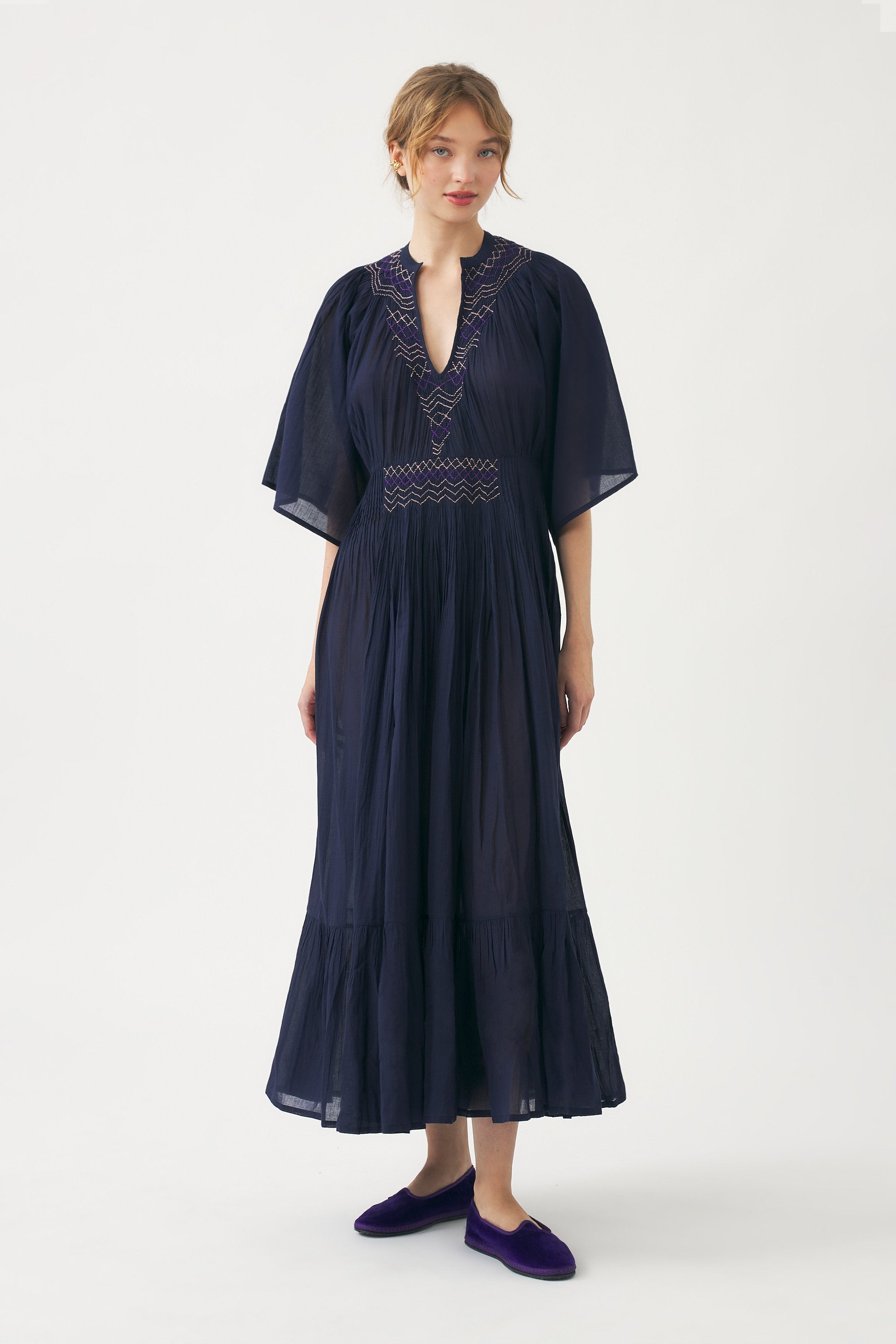 Maxi ruffle dress Ayo