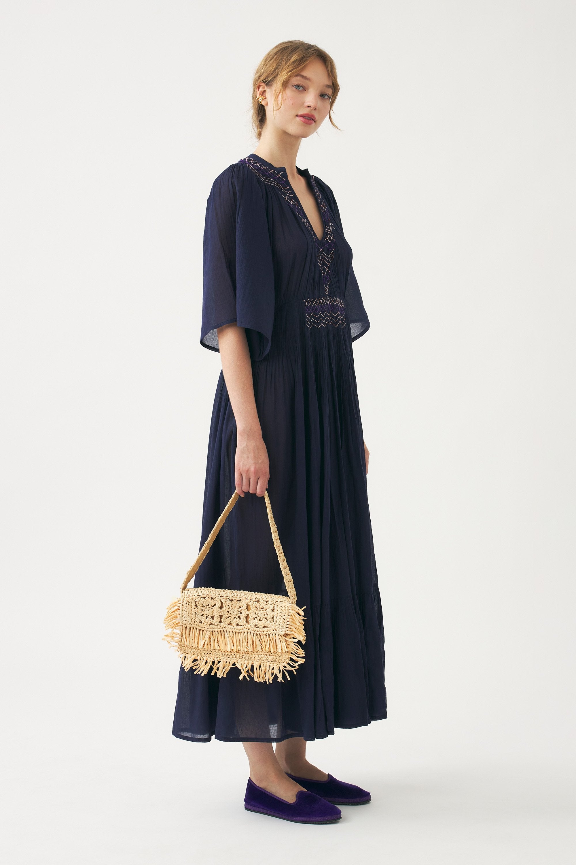 Maxi ruffle dress Ayo