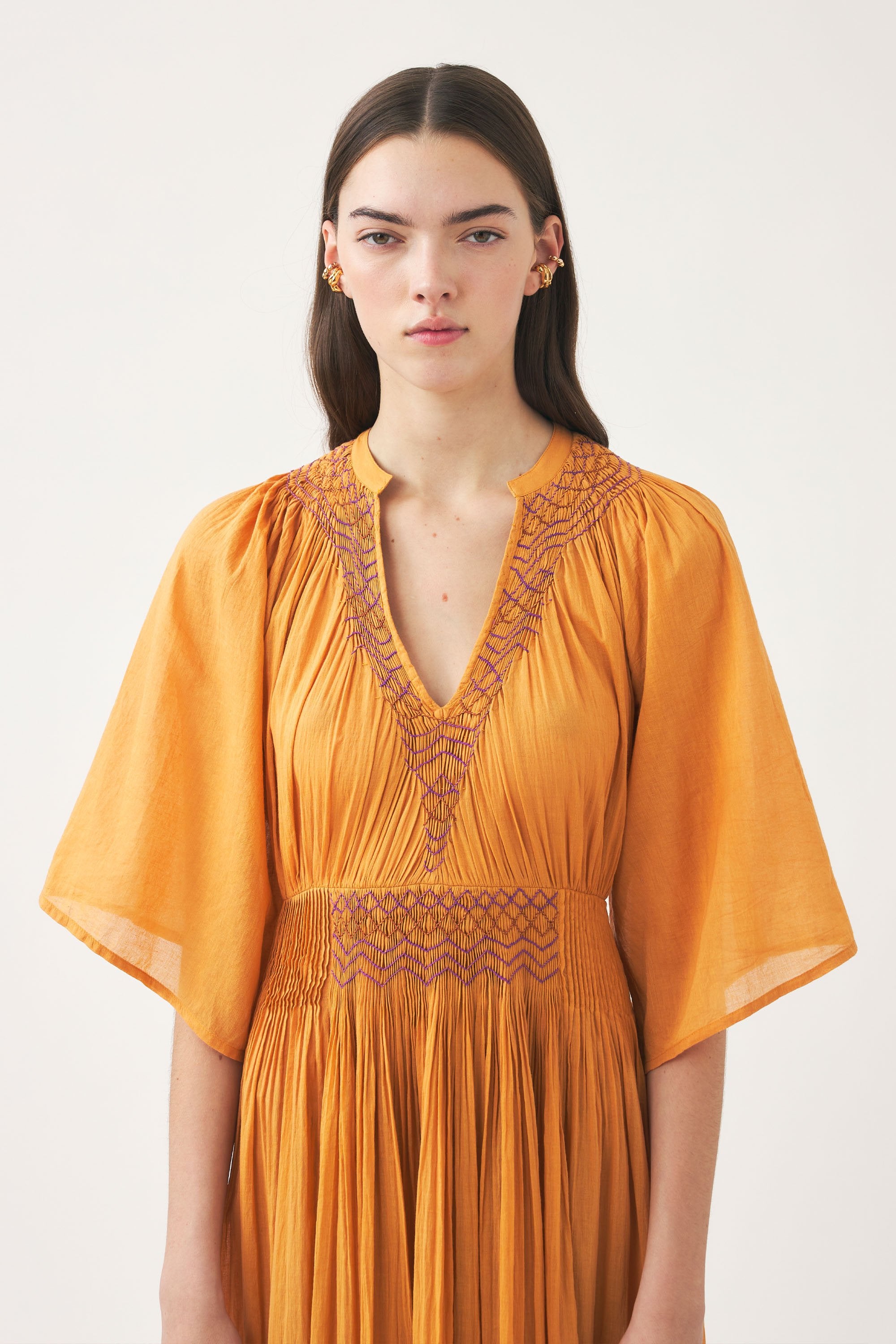 Maxi ruffle dress Ayo