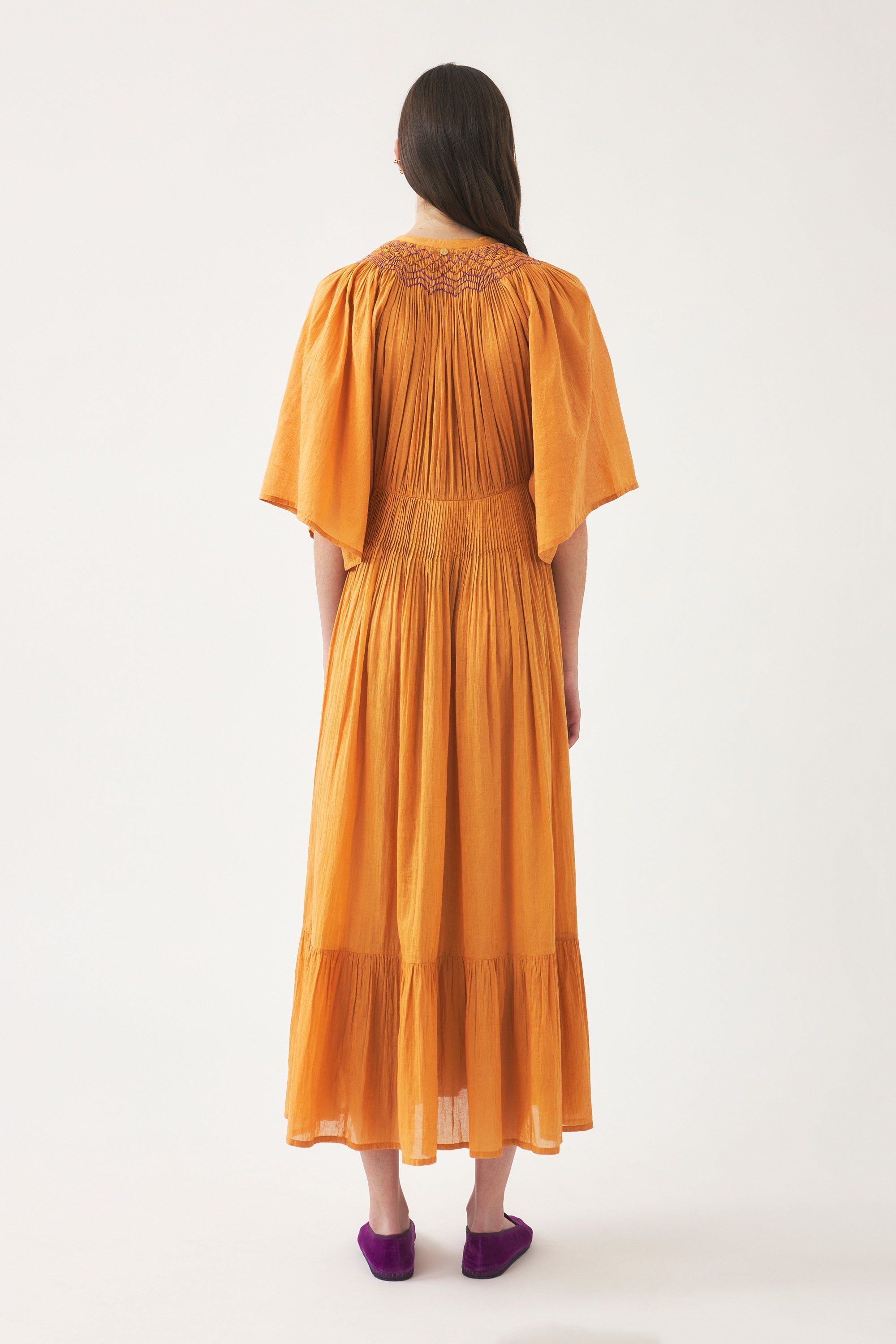 Maxi ruffle dress Ayo