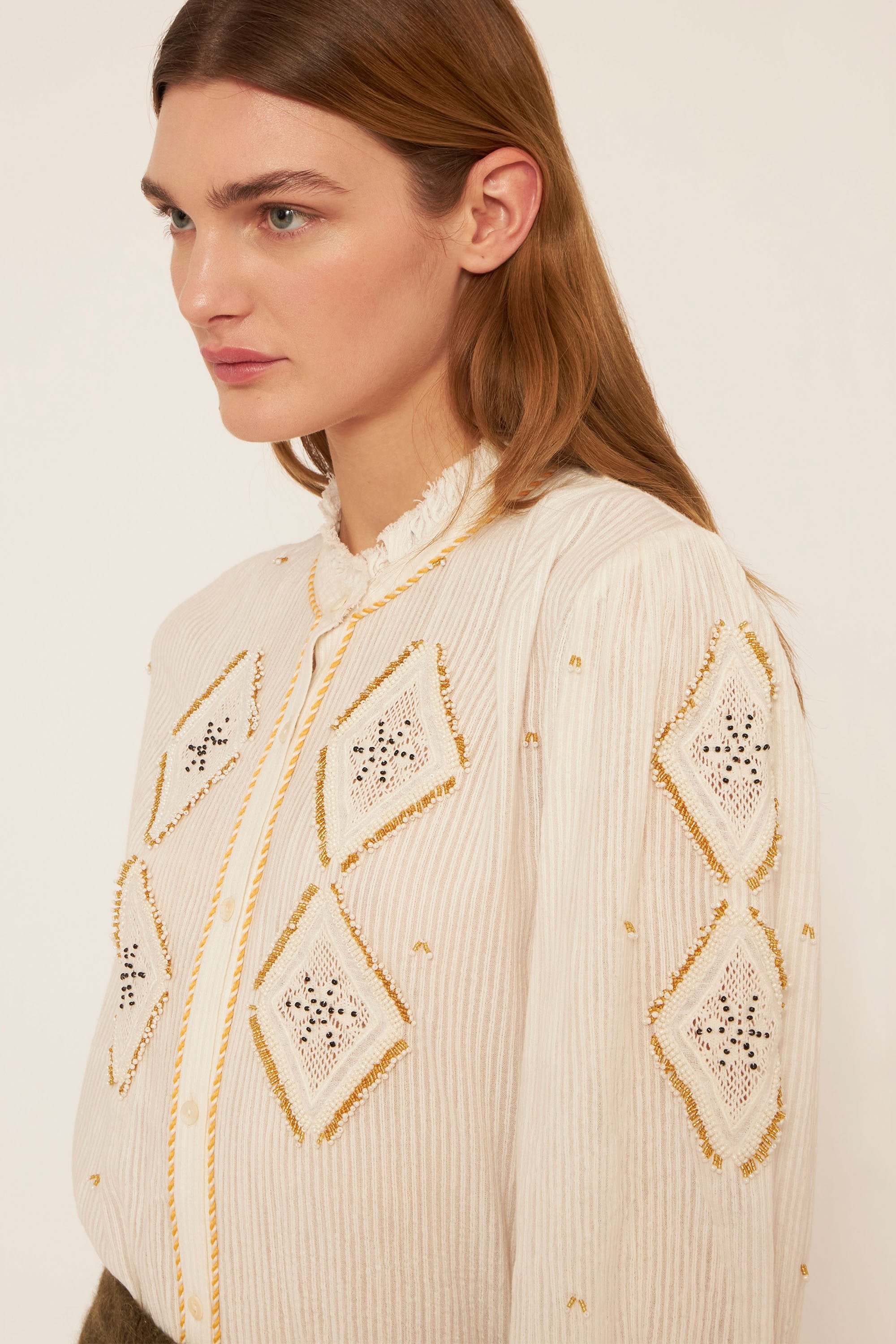 Ayo embroidered blouse