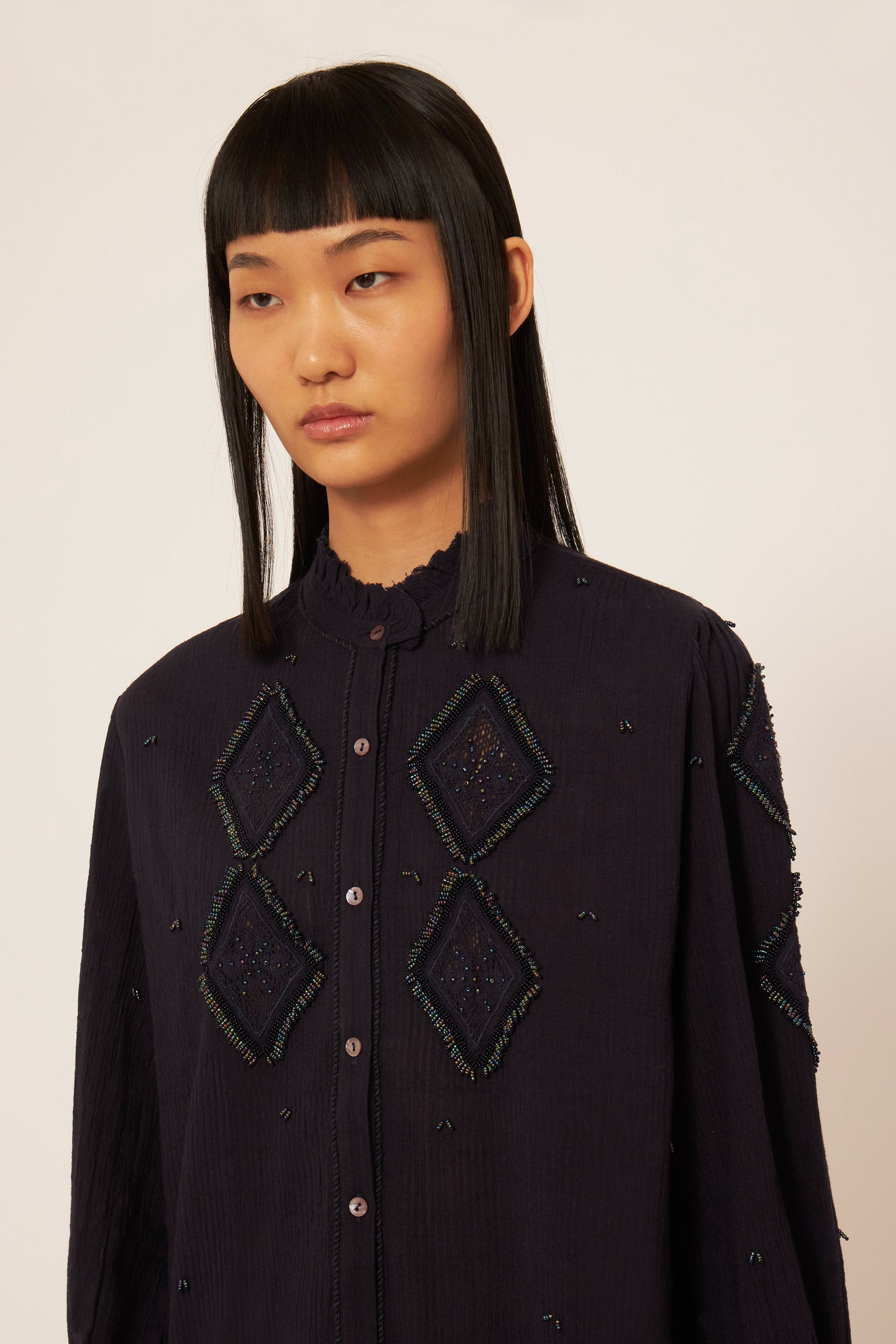 Ayo embroidered blouse