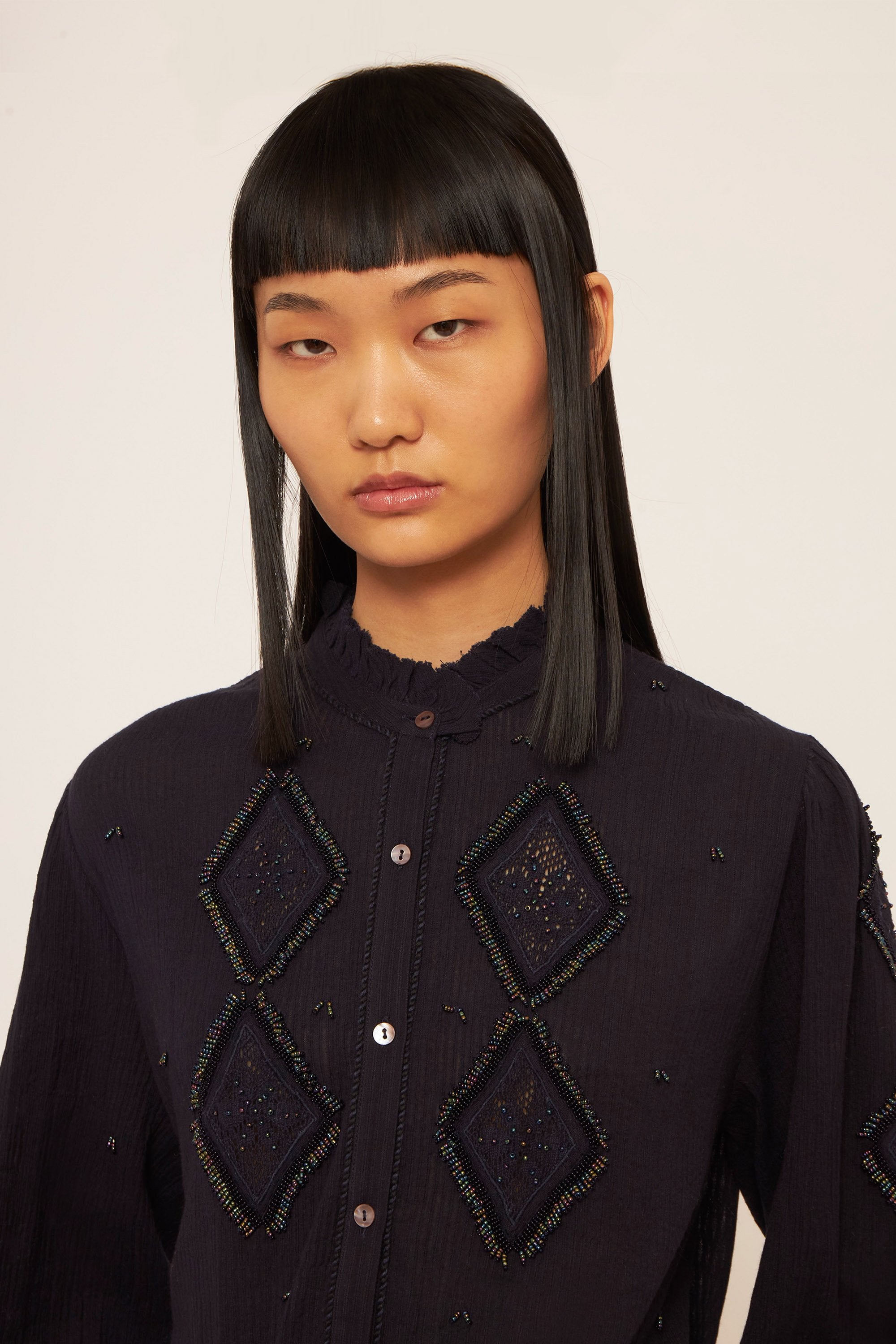 Ayo embroidered blouse