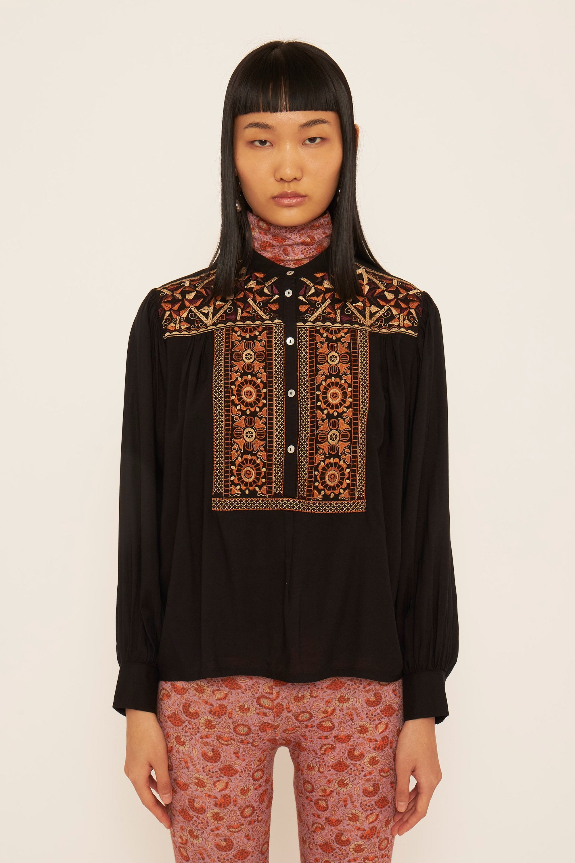 Bettina embroidered blouse