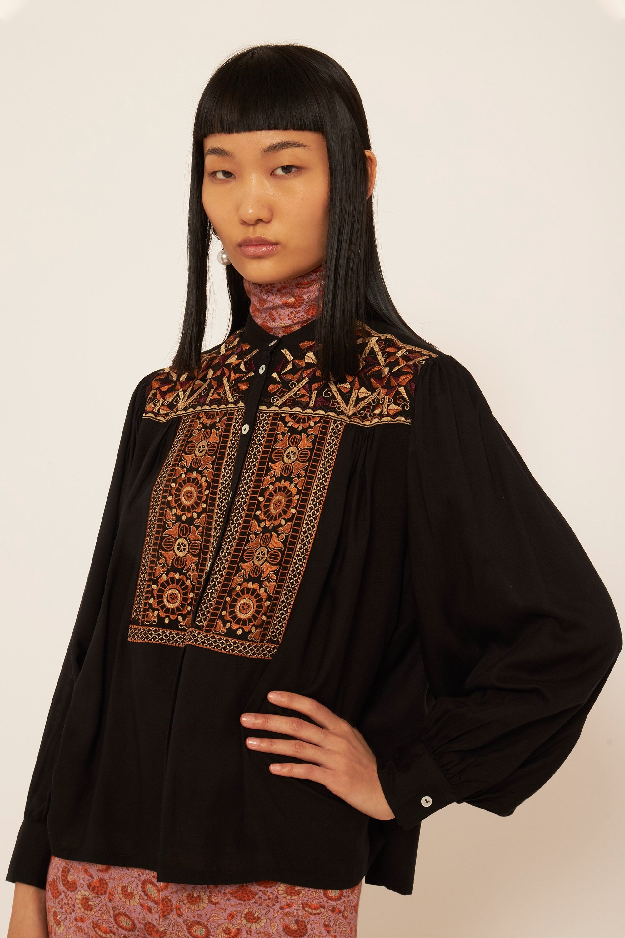 Bettina embroidered blouse