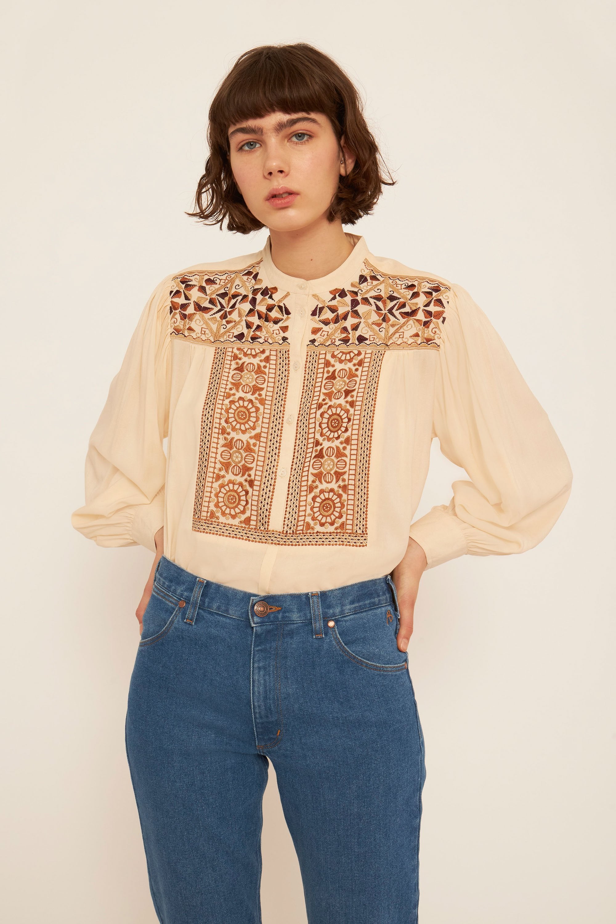 Bettina embroidered blouse