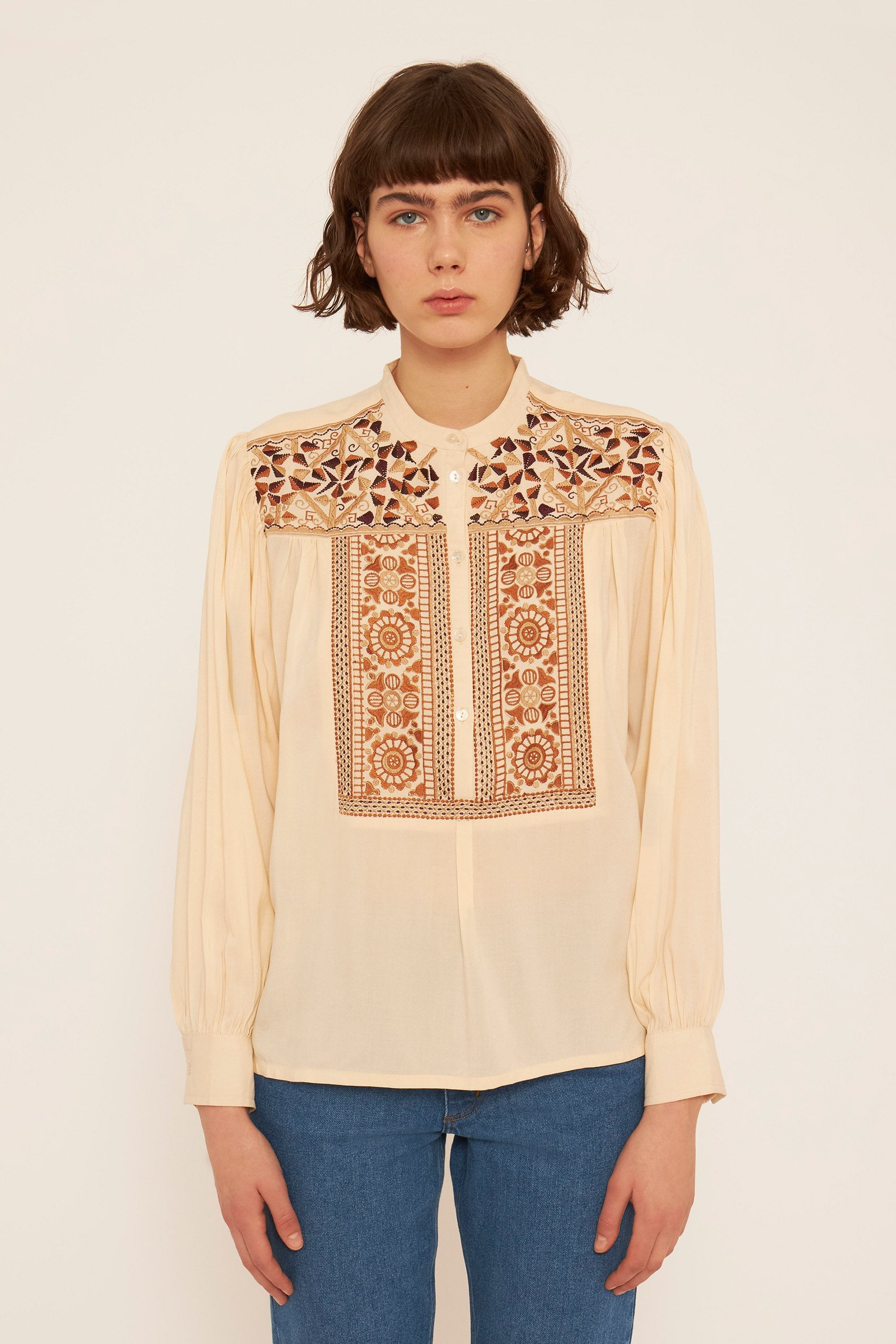 Bettina embroidered blouse