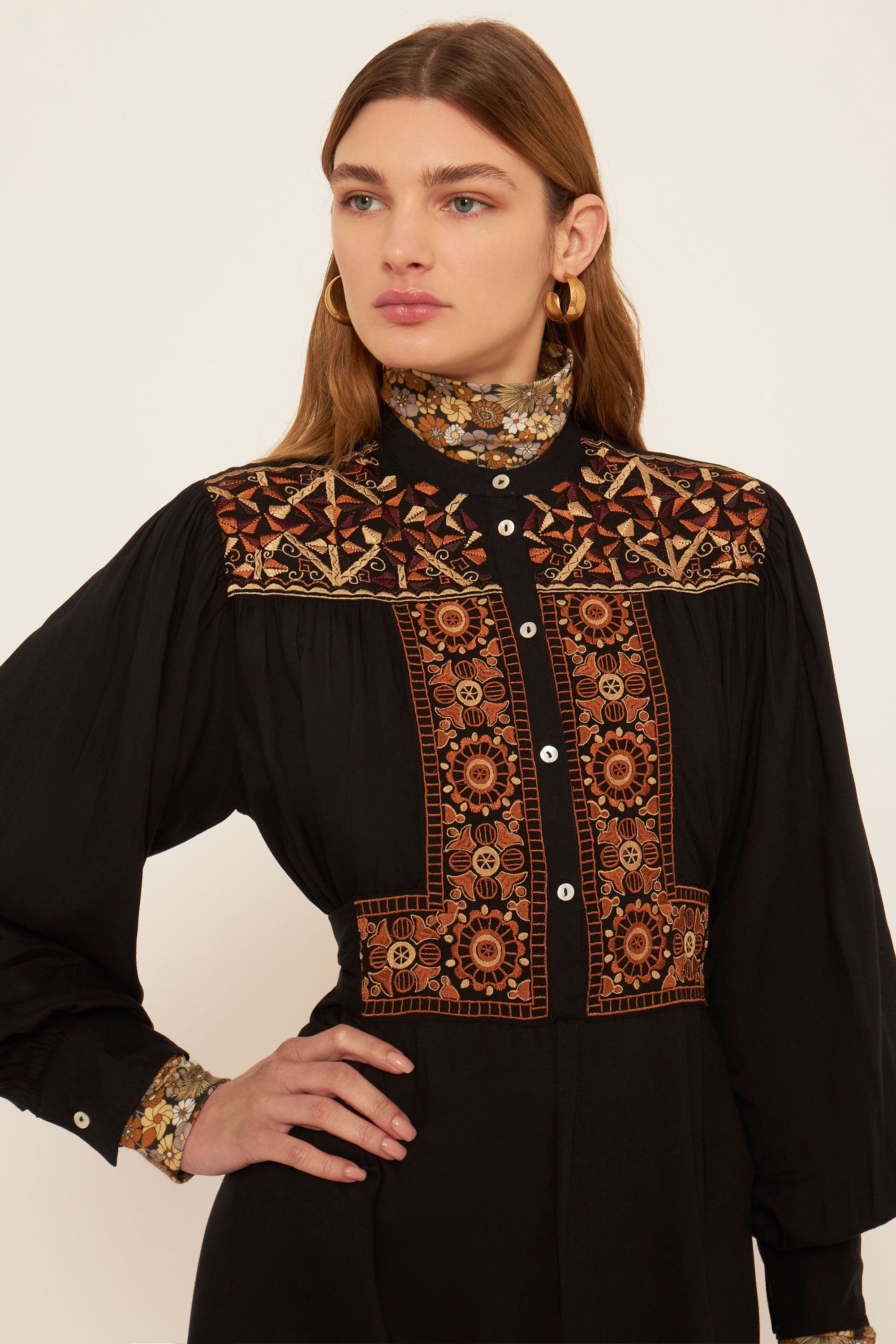 Bettina embroidered dress