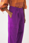 Cotton poplin cargo trousers Bottom