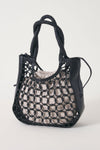 Sac en cuir tressé à la main Carioca
