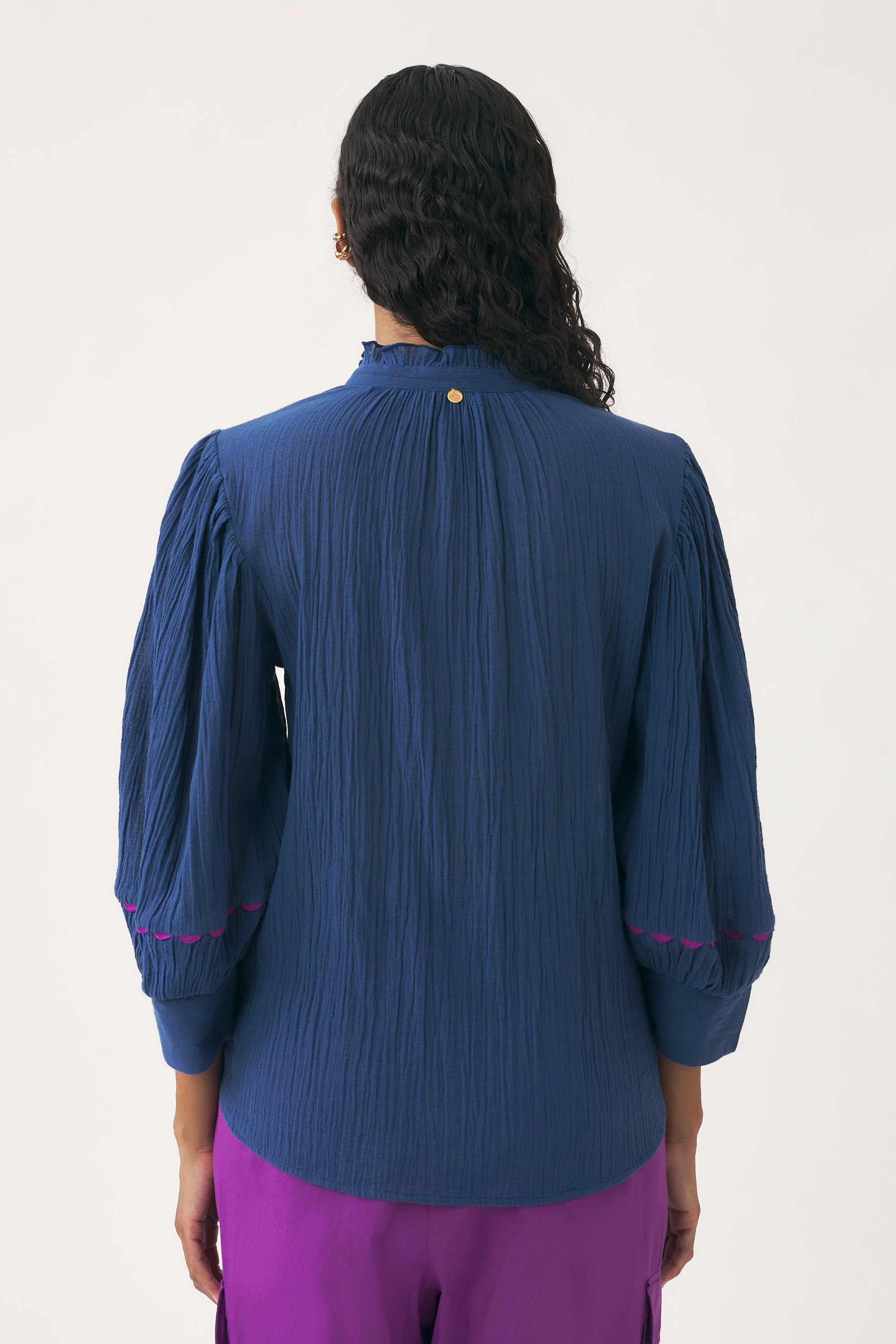 Blusa bordada a mano Clotilda