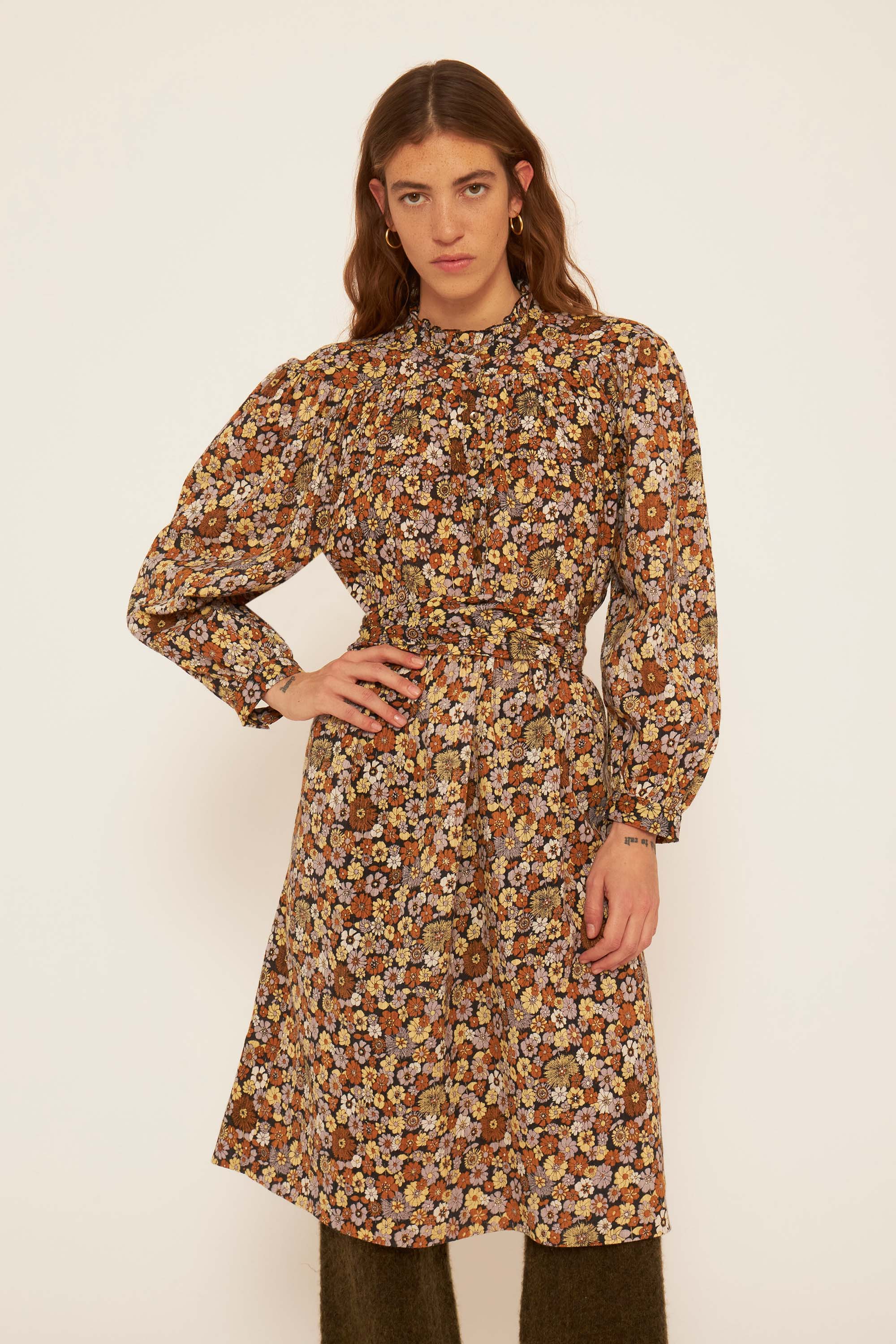 Robe évasée Colline