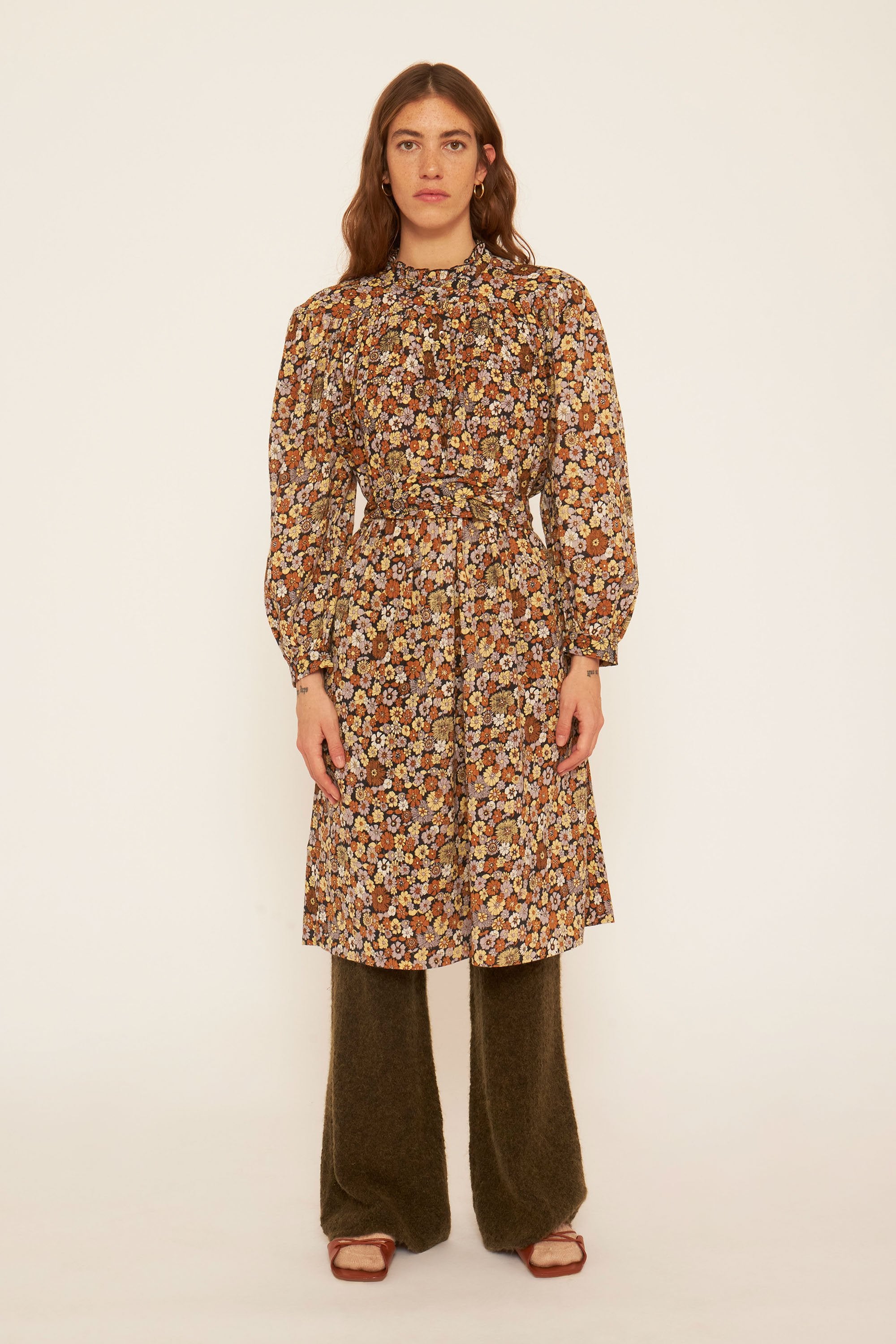 Robe évasée Colline