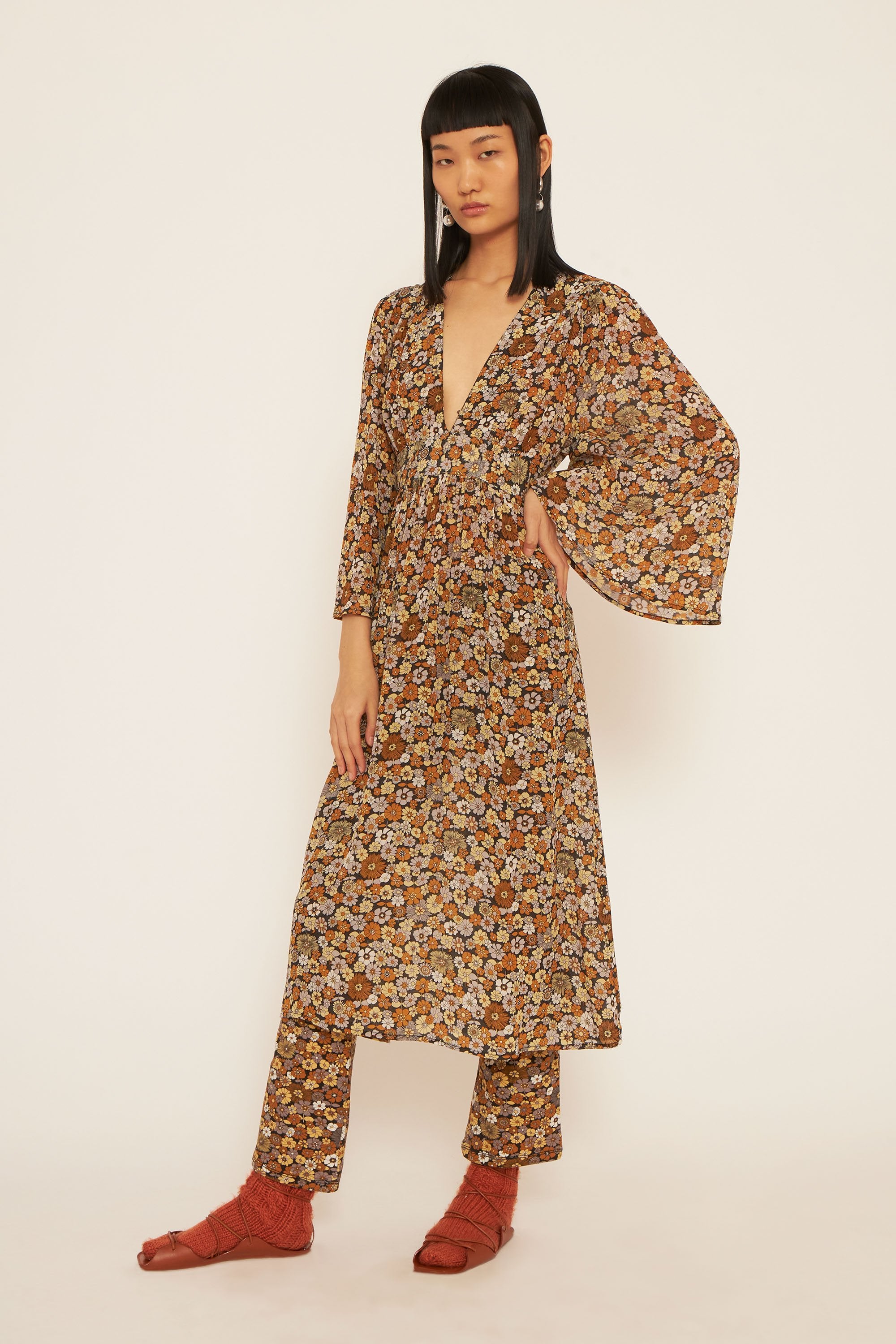 Robe longue Colline