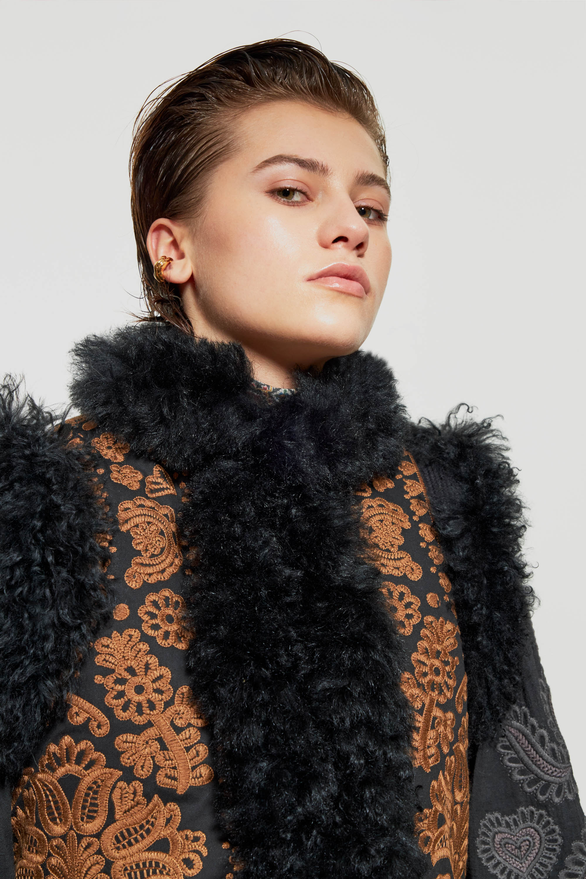Danie embroidered gilet