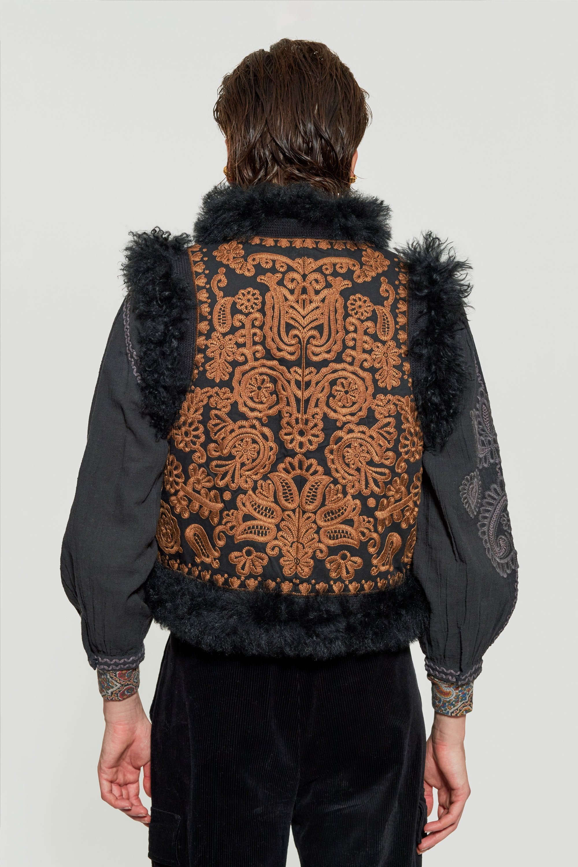Danie embroidered gilet