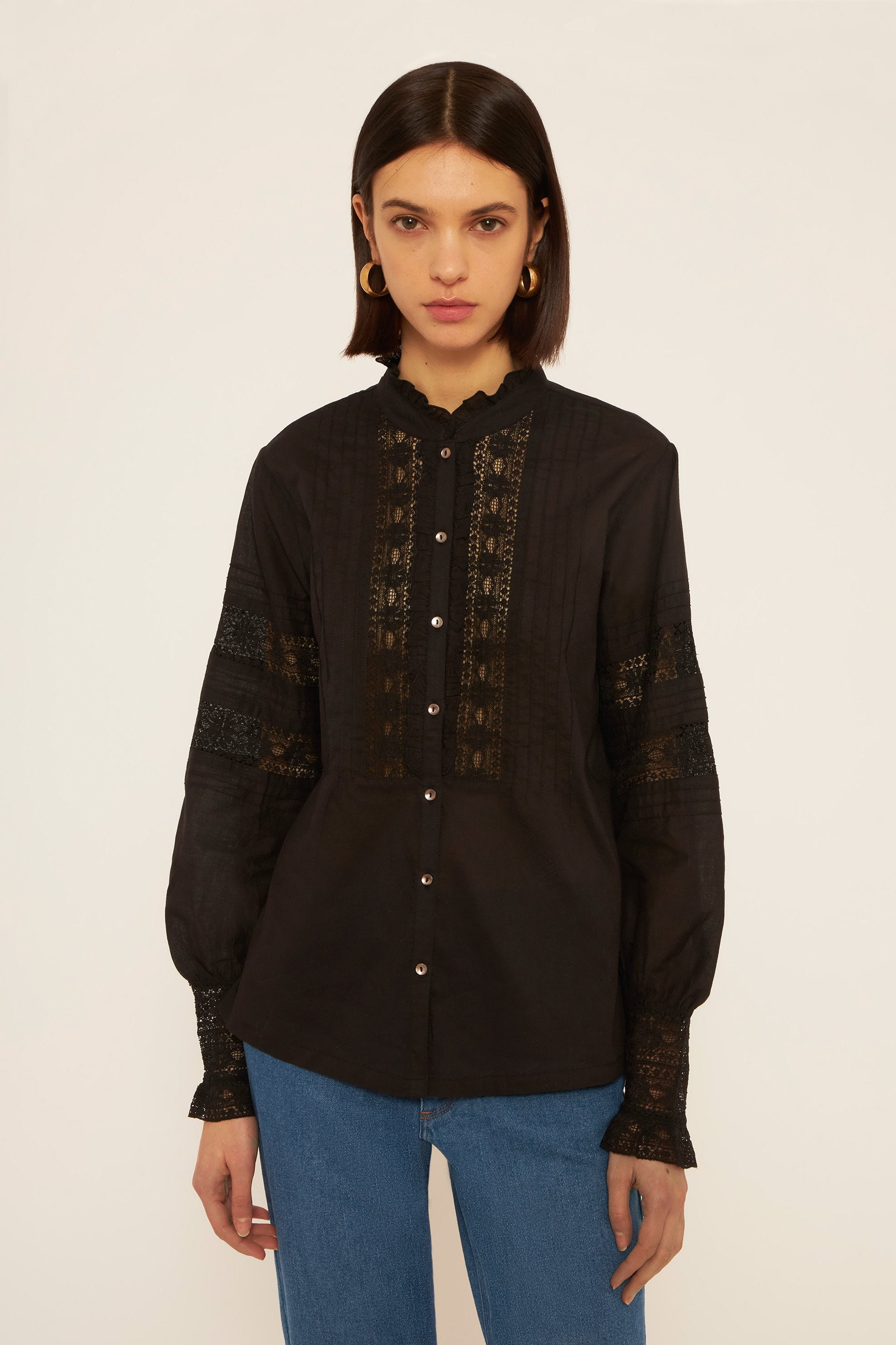 Blouse brodée Davina