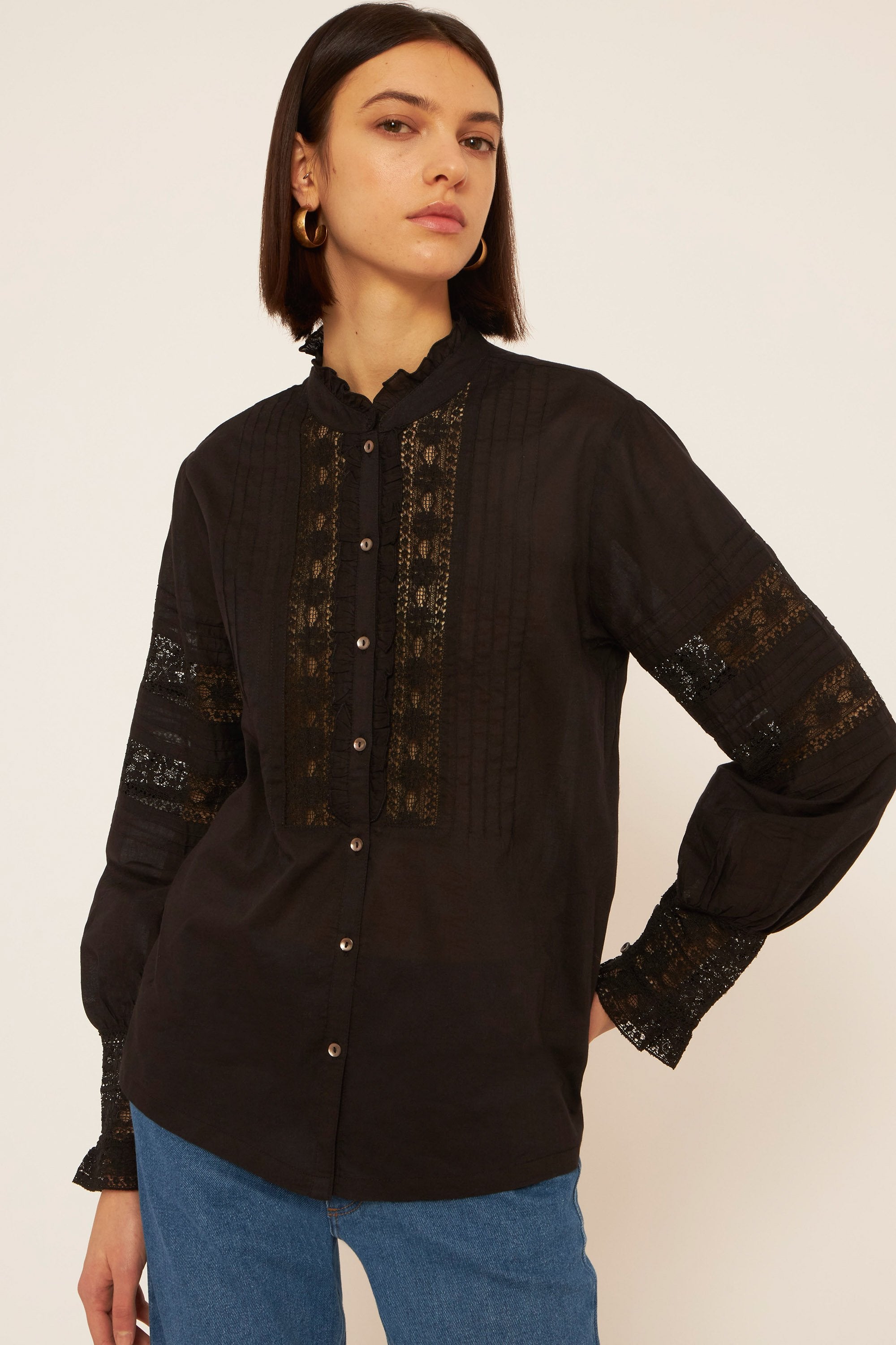Blouse brodée Davina