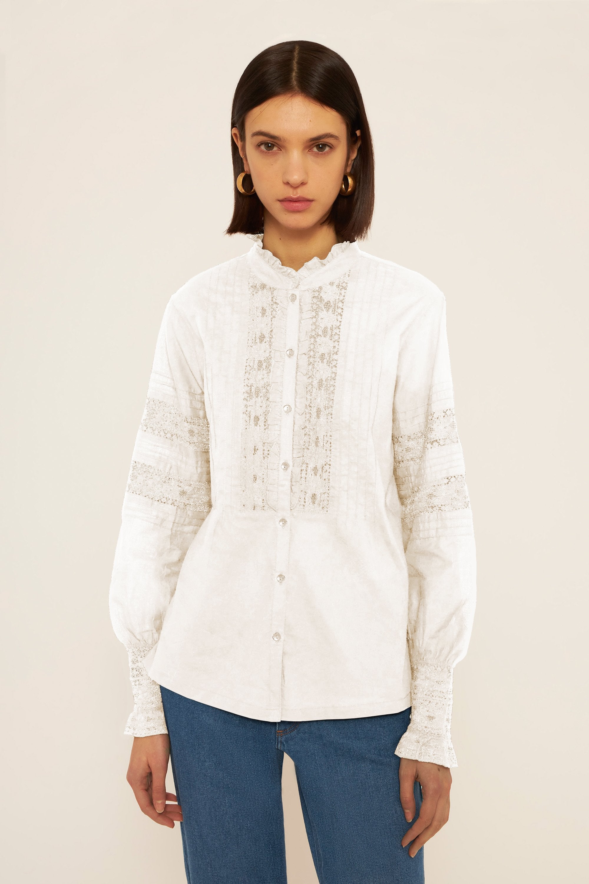 Blouse brodée Davina