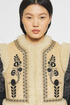 Dune Embroidered reversible gilet