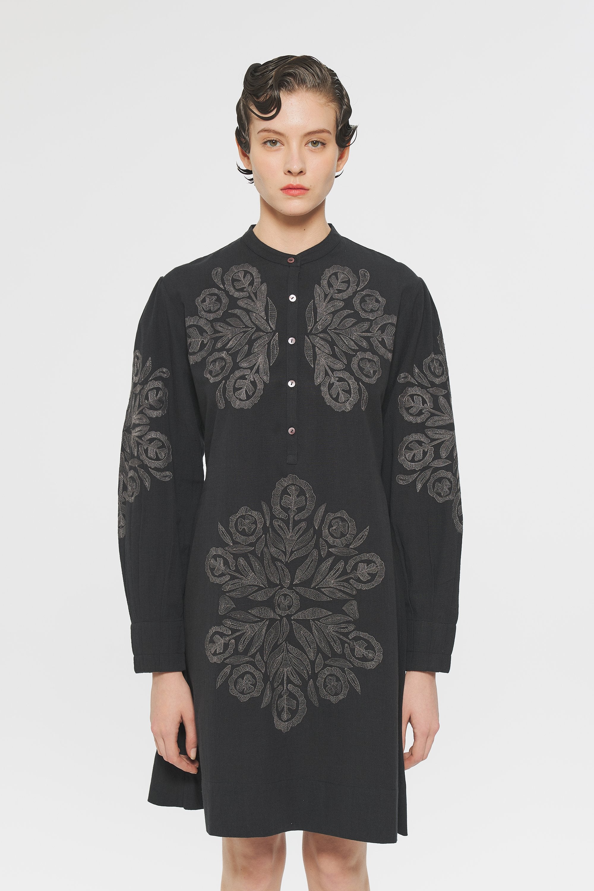 Eglantine Embroidered mini dress