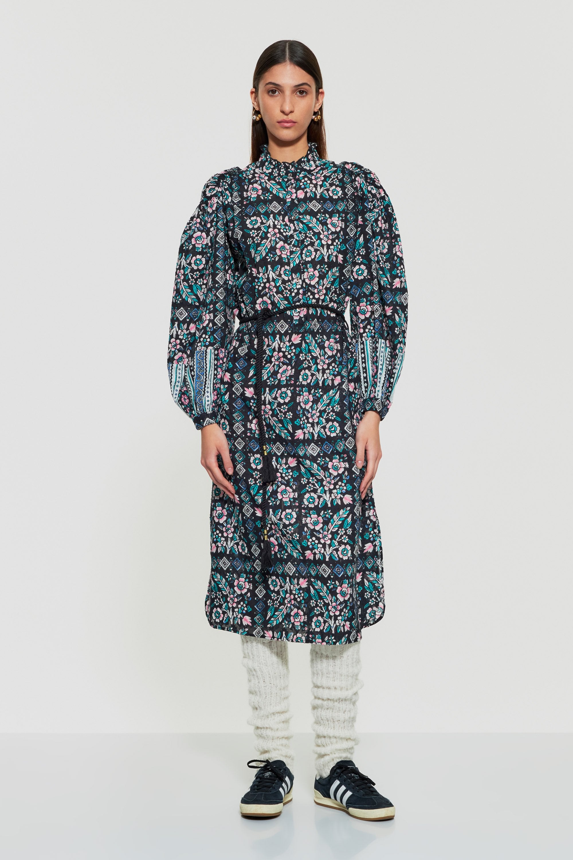 Floral print dress