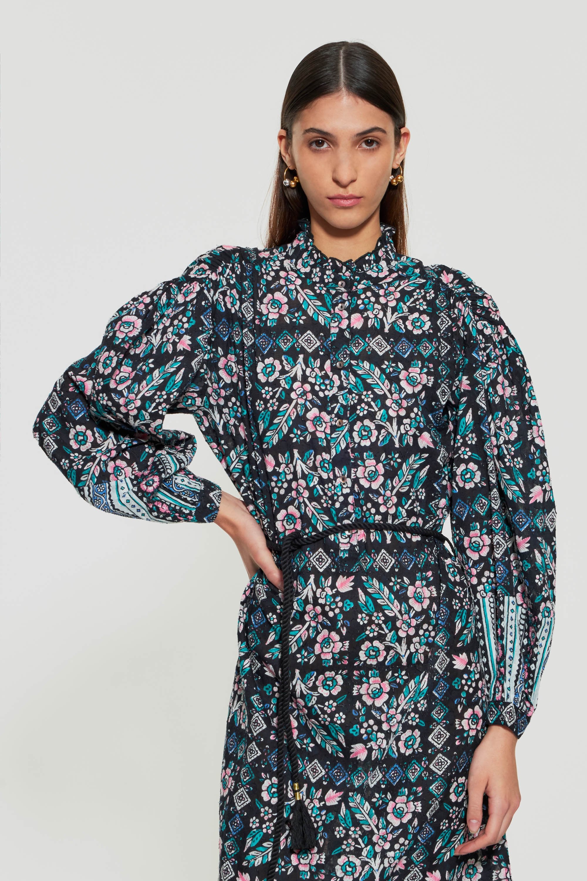 Floral print dress